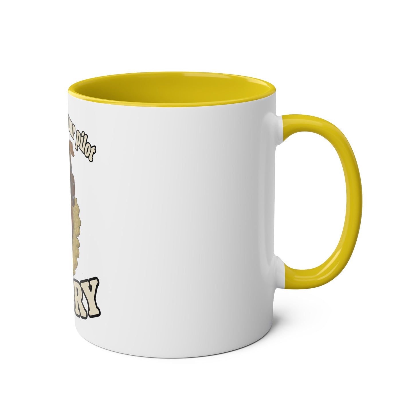 Bulldog Pilot Two-Tone Coffee Mugs, 11oz