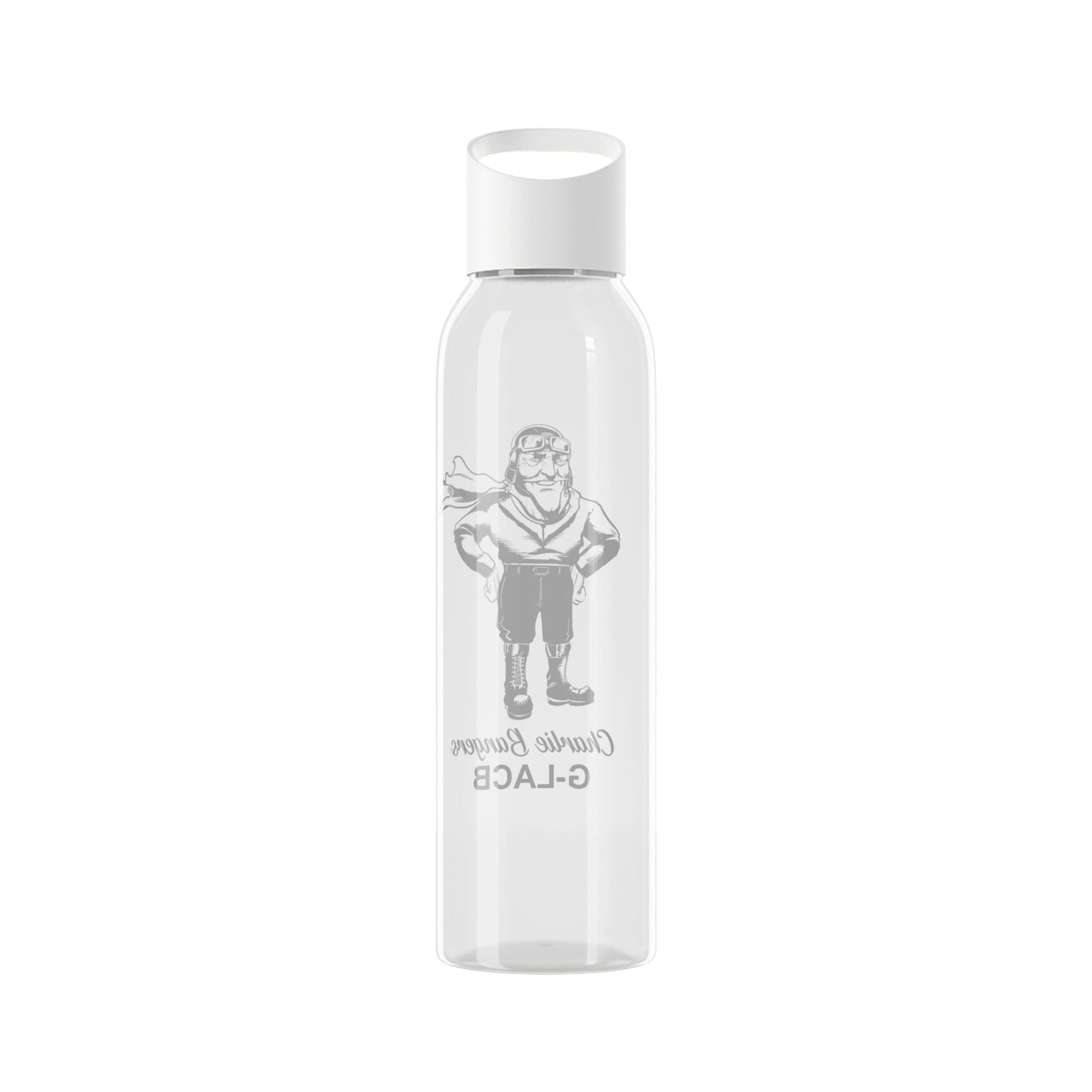 G-LACB Adventure-Themed Sky Water Bottle with Graphic Design