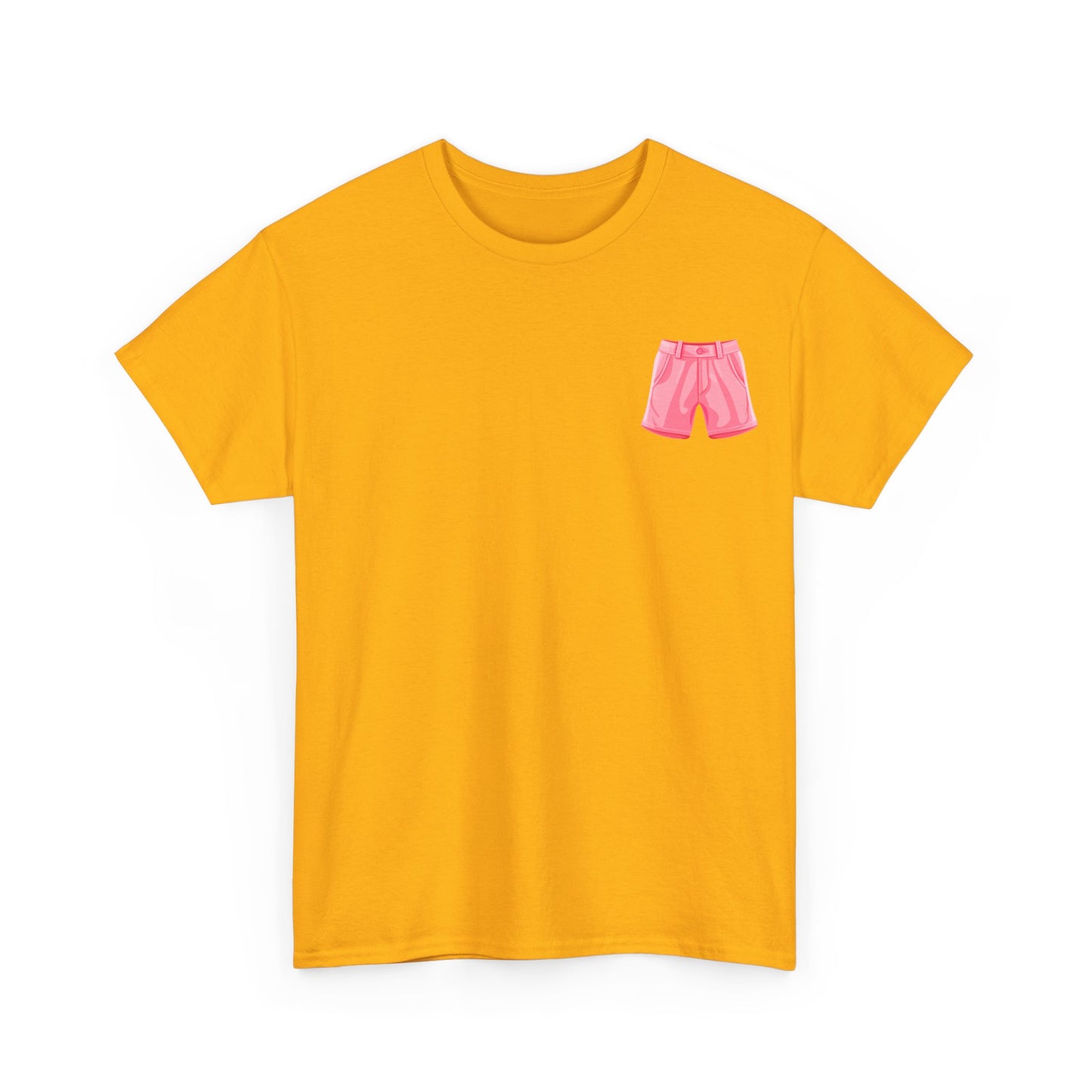 Pink Shorts Tee - Unisex Heavy Cotton