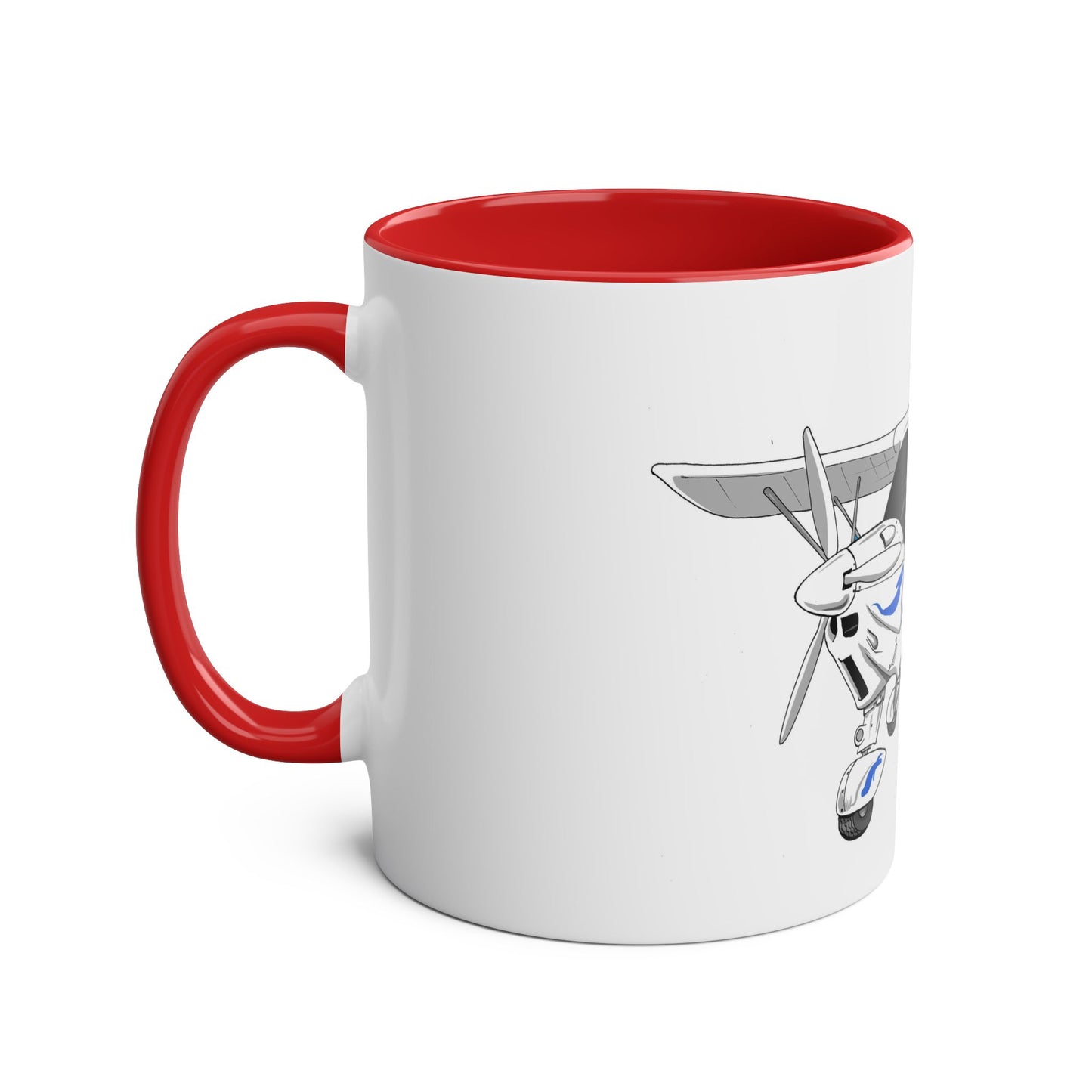 Cartoon Ikarus C42 Microlight 11oz Coffee Mug