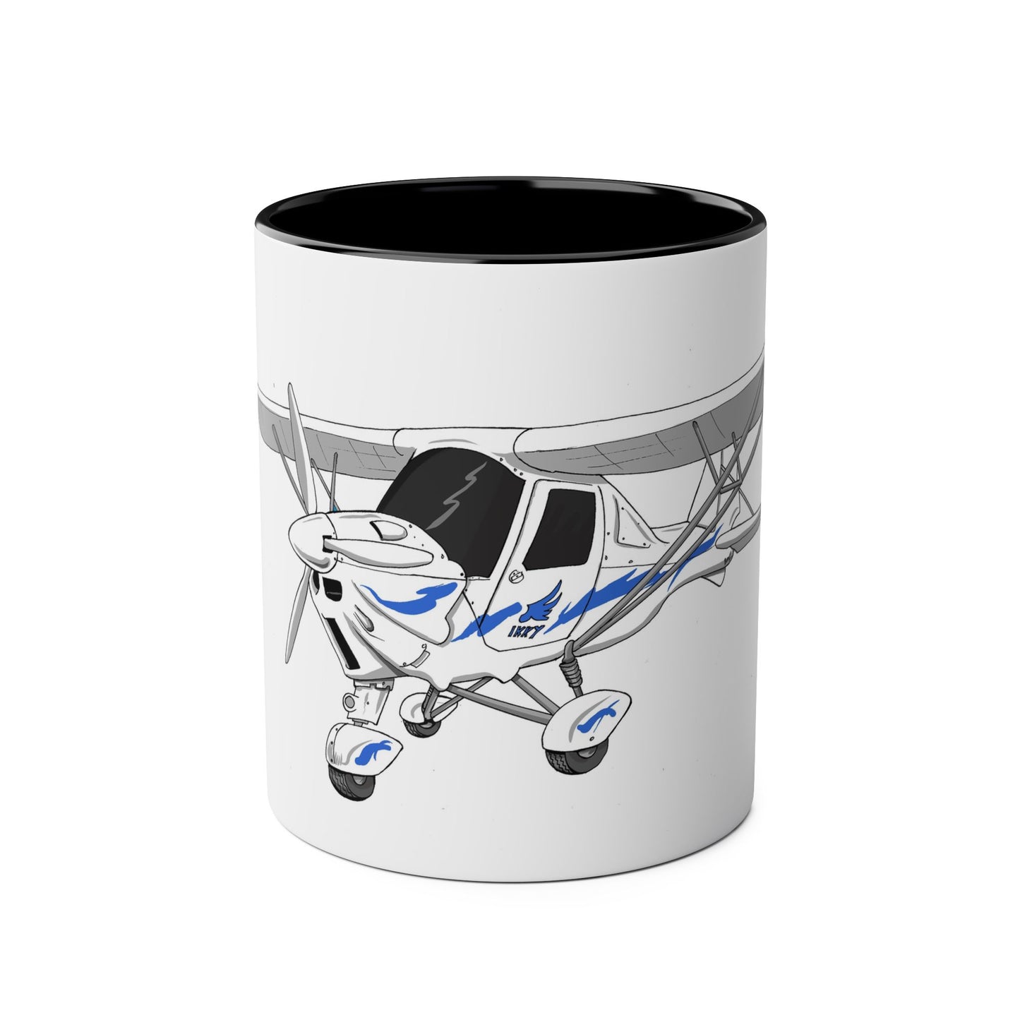 Cartoon Ikarus C42 Microlight 11oz Coffee Mug