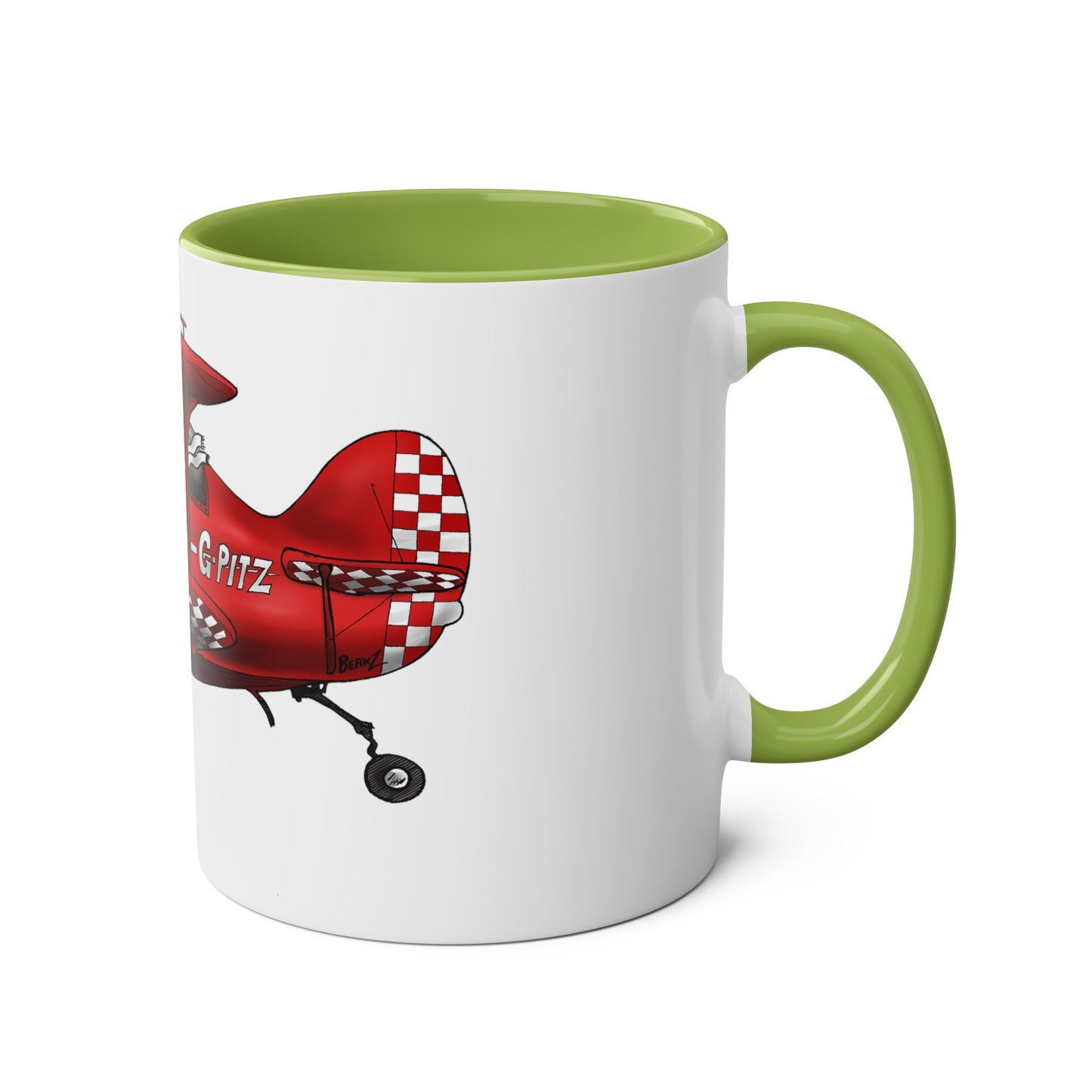 Pitts Special Aerobatic Two-Tone Coffee Mugs, 11oz