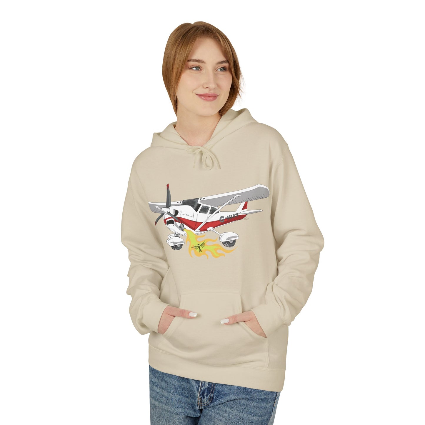 Hoodie - Cessna 172 Flight School Must Have - #TeamHighWing Design