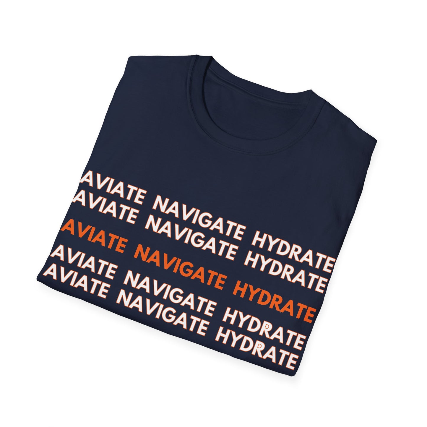 Aviate Navigate Hydrate SLA Aviation T-Shirt