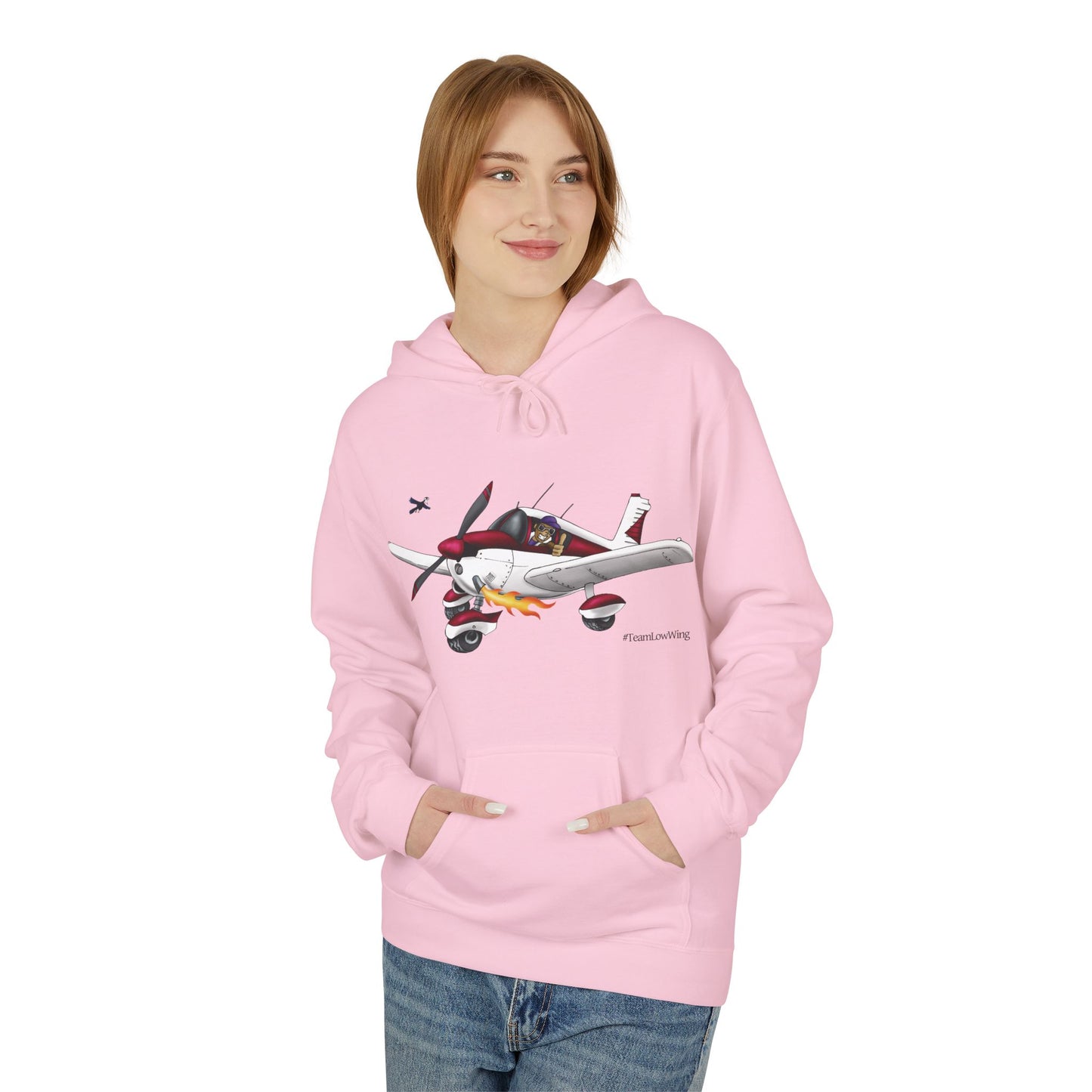 PA28 Team Low Wing - Unisex Midweight Softstyle Fleece Hoodie