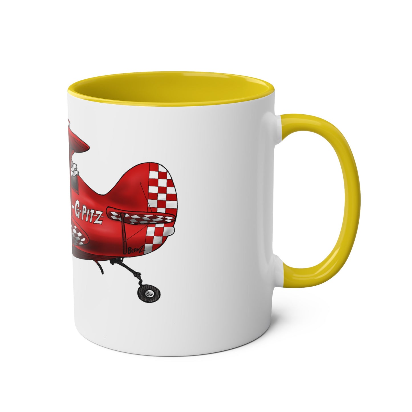 Pitts Special Aerobatic Two-Tone Coffee Mugs, 11oz