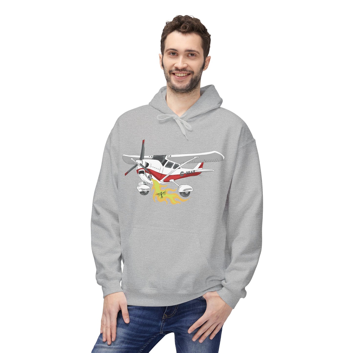 Hoodie - Cessna 172 Flight School Must Have - #TeamHighWing Design