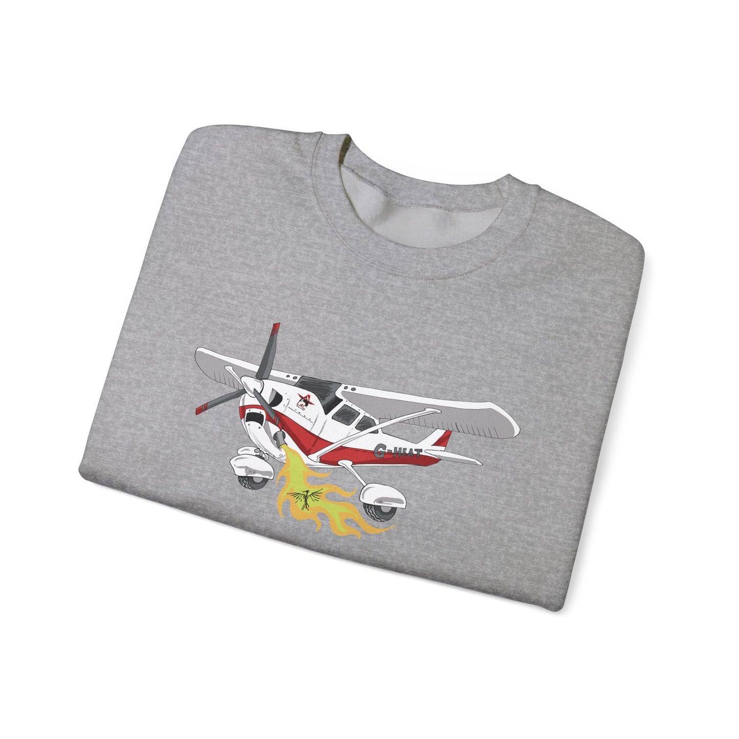 LAC Cessna Team High Wing Vintage Airplane Graphic Crewneck Sweatshirt