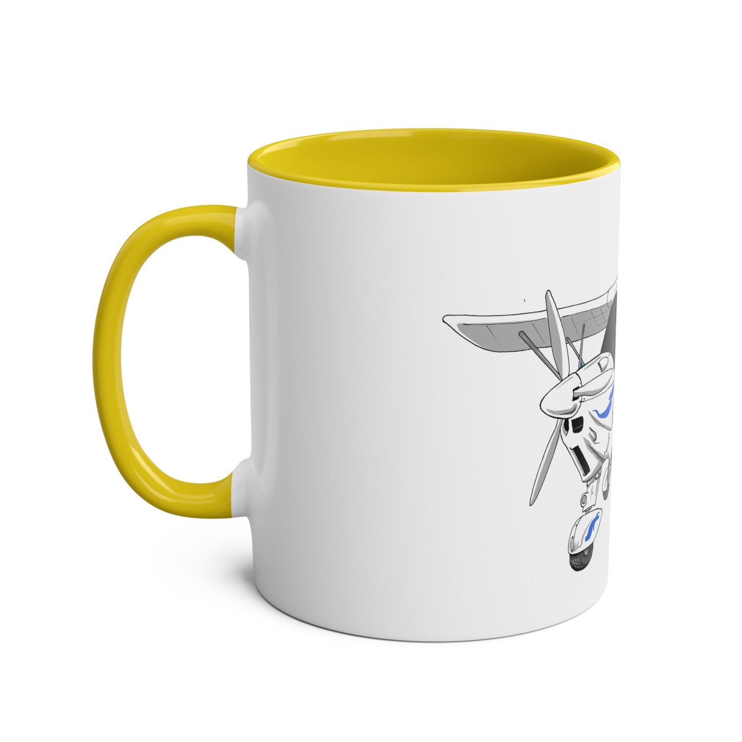 Cartoon Ikarus C42 Microlight 11oz Coffee Mug