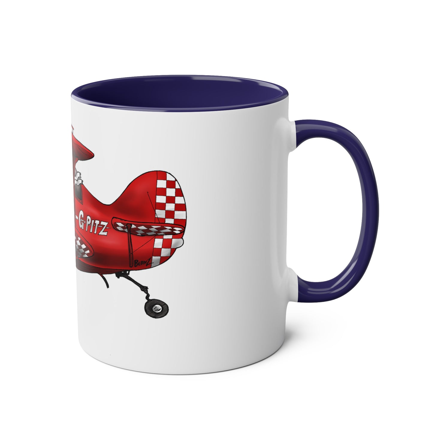 Pitts Special Aerobatic Two-Tone Coffee Mugs, 11oz