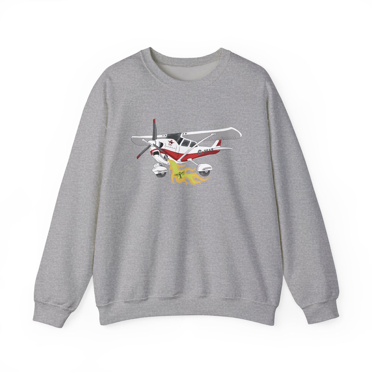 LAC Cessna Team High Wing Vintage Airplane Graphic Crewneck Sweatshirt