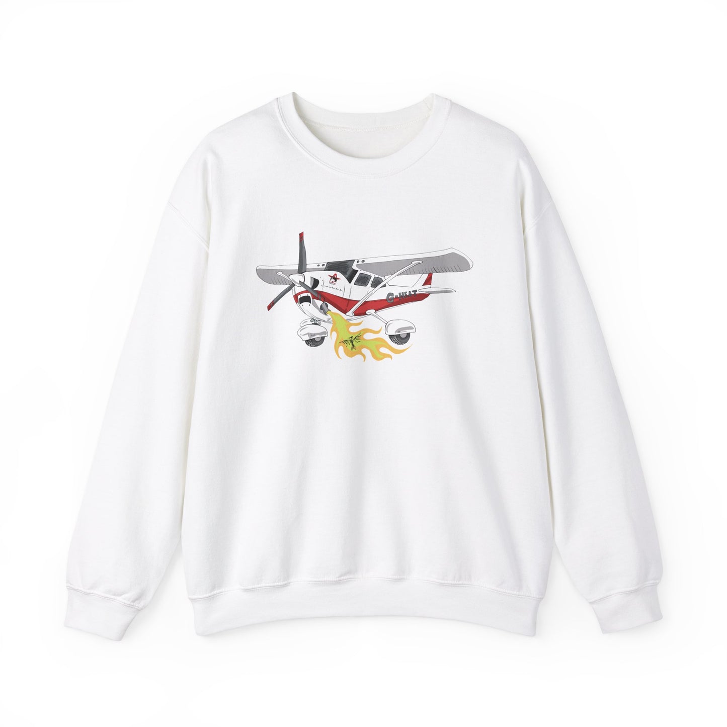 LAC Cessna Team High Wing Vintage Airplane Graphic Crewneck Sweatshirt