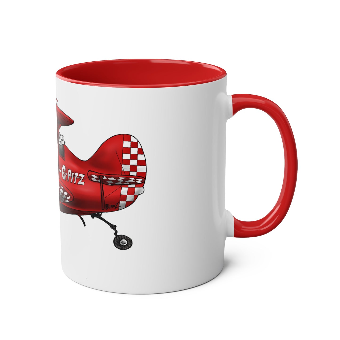 Pitts Special Aerobatic Two-Tone Coffee Mugs, 11oz