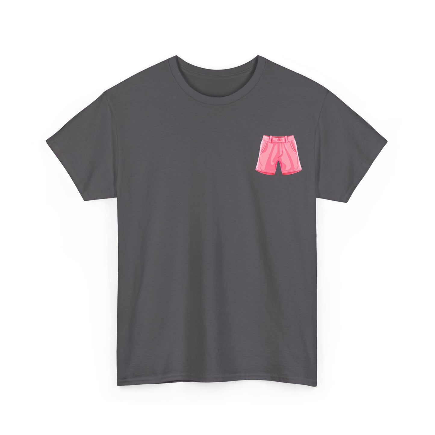 Pink Shorts Tee - Unisex Heavy Cotton