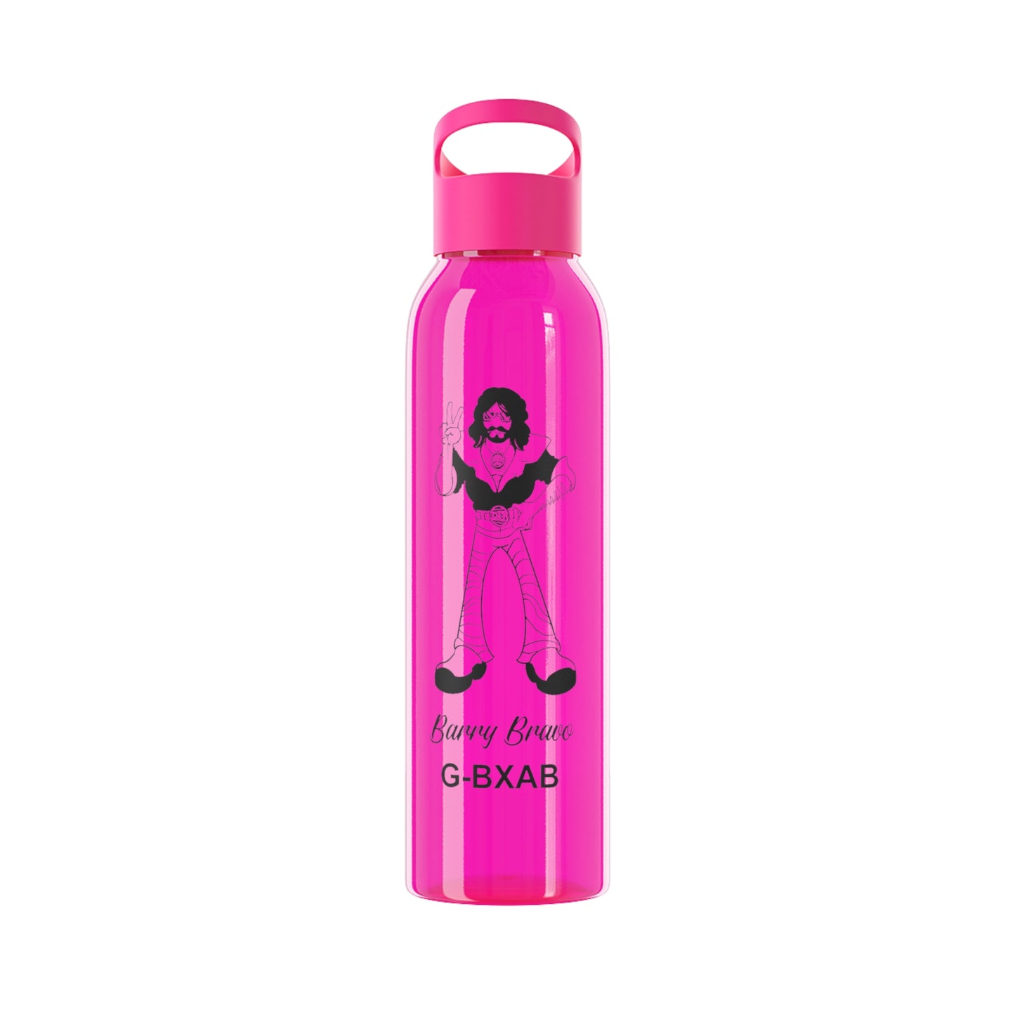 G-BXAB Funny Sky Water Bottle - Groove with Barry Brave