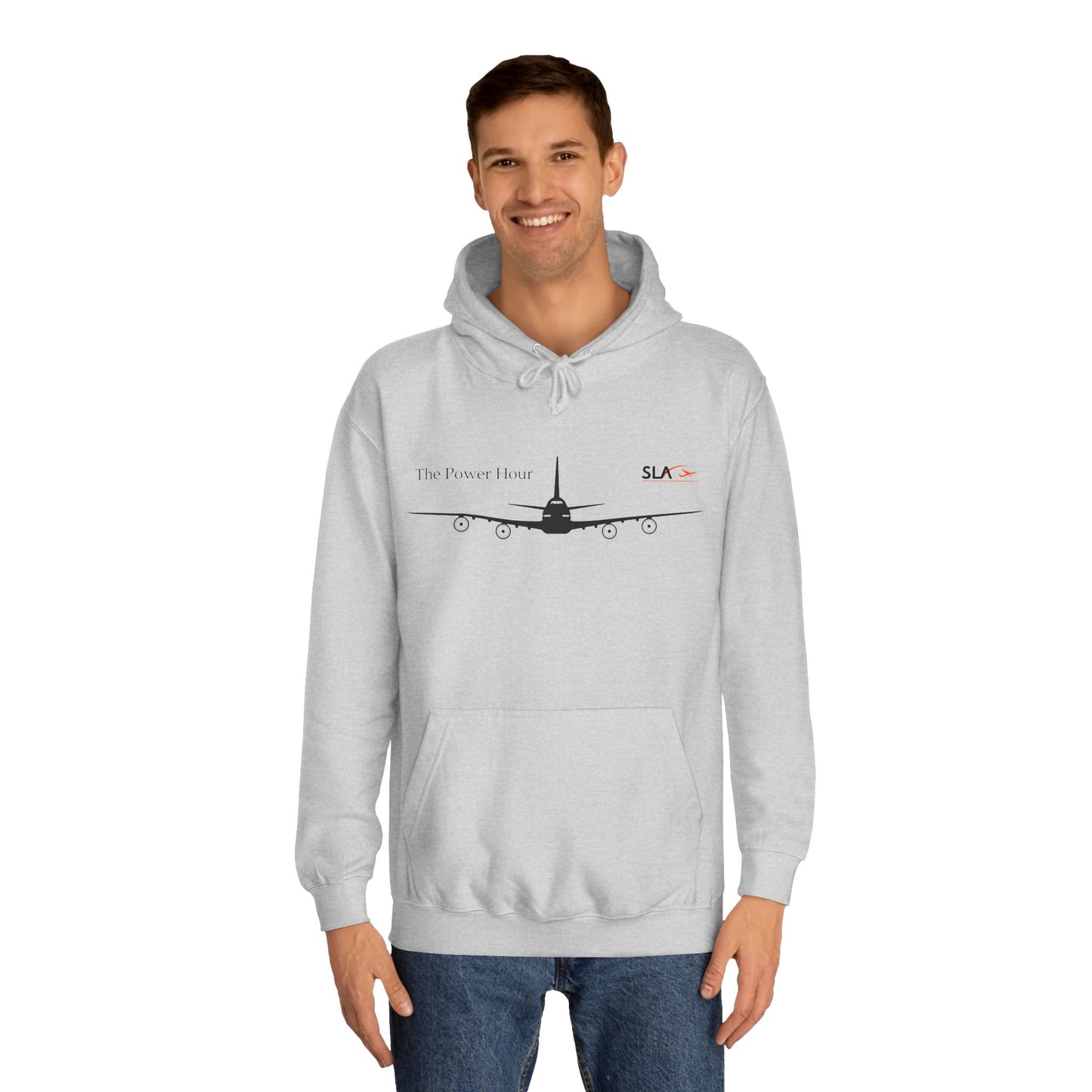 The Power Hour Supporter Hoodie Chest Logo