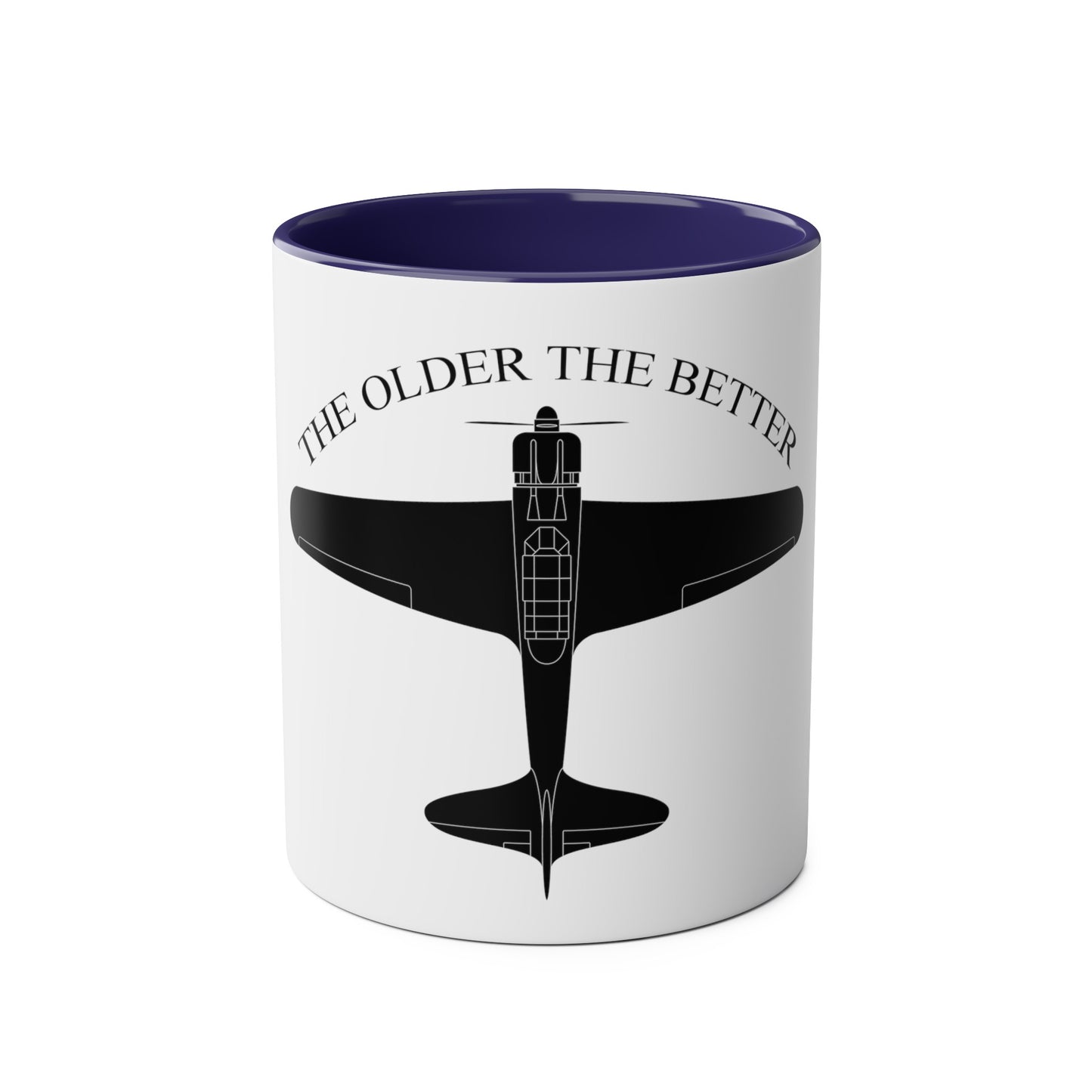 The Older the Better Two-Tone Coffee Mugs, 11oz