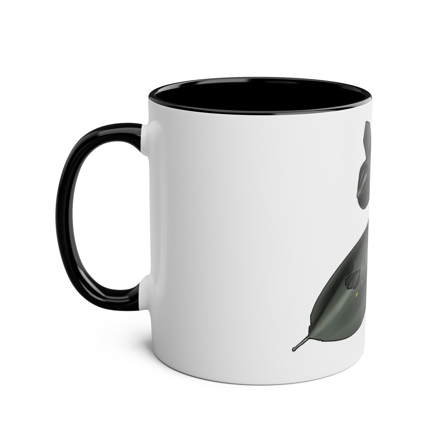 SR71 Blackbird USAF Two-Tone Coffee Mugs, 11oz