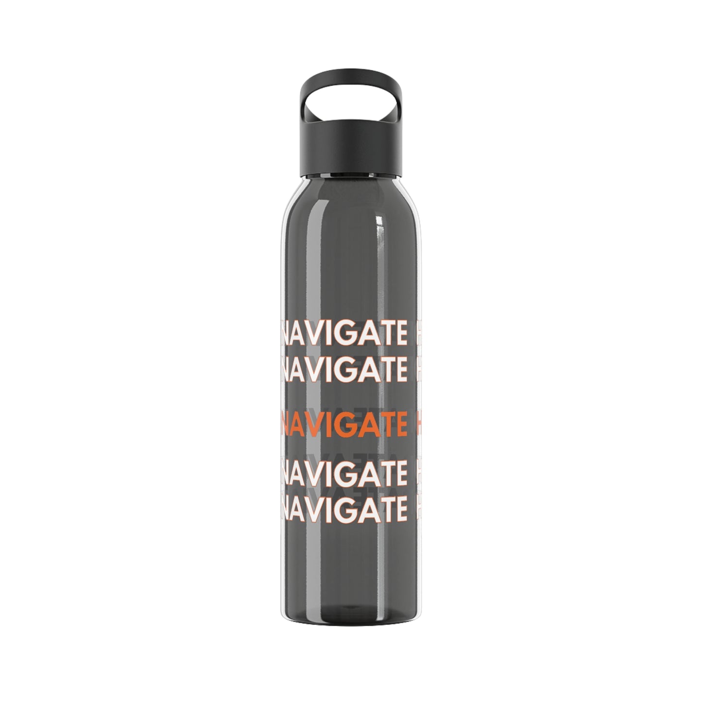 Water Bottle - SLA Aviate Navigate Hydrate Sky Design