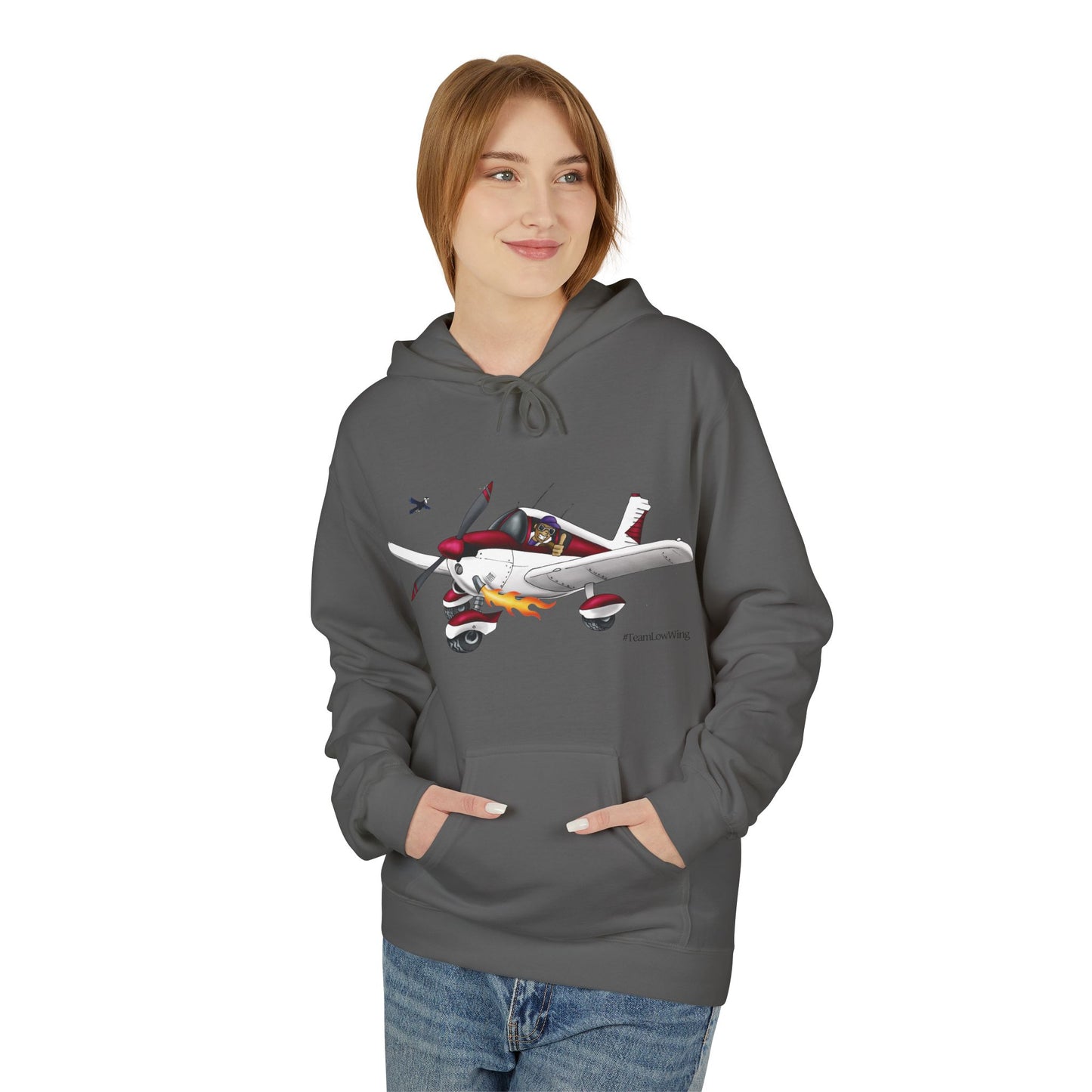 PA28 Team Low Wing - Unisex Midweight Softstyle Fleece Hoodie