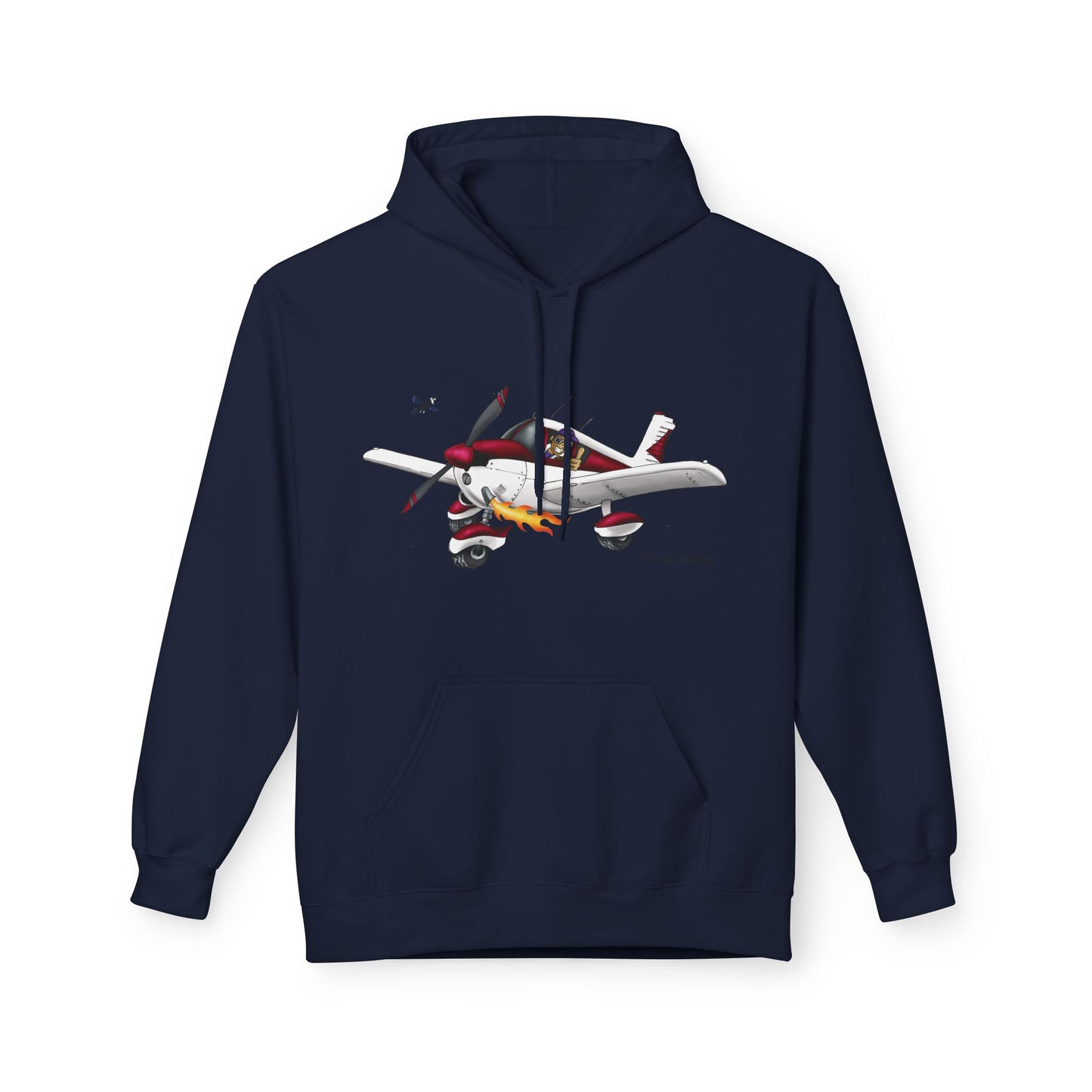 PA28 Team Low Wing - Unisex Midweight Softstyle Fleece Hoodie