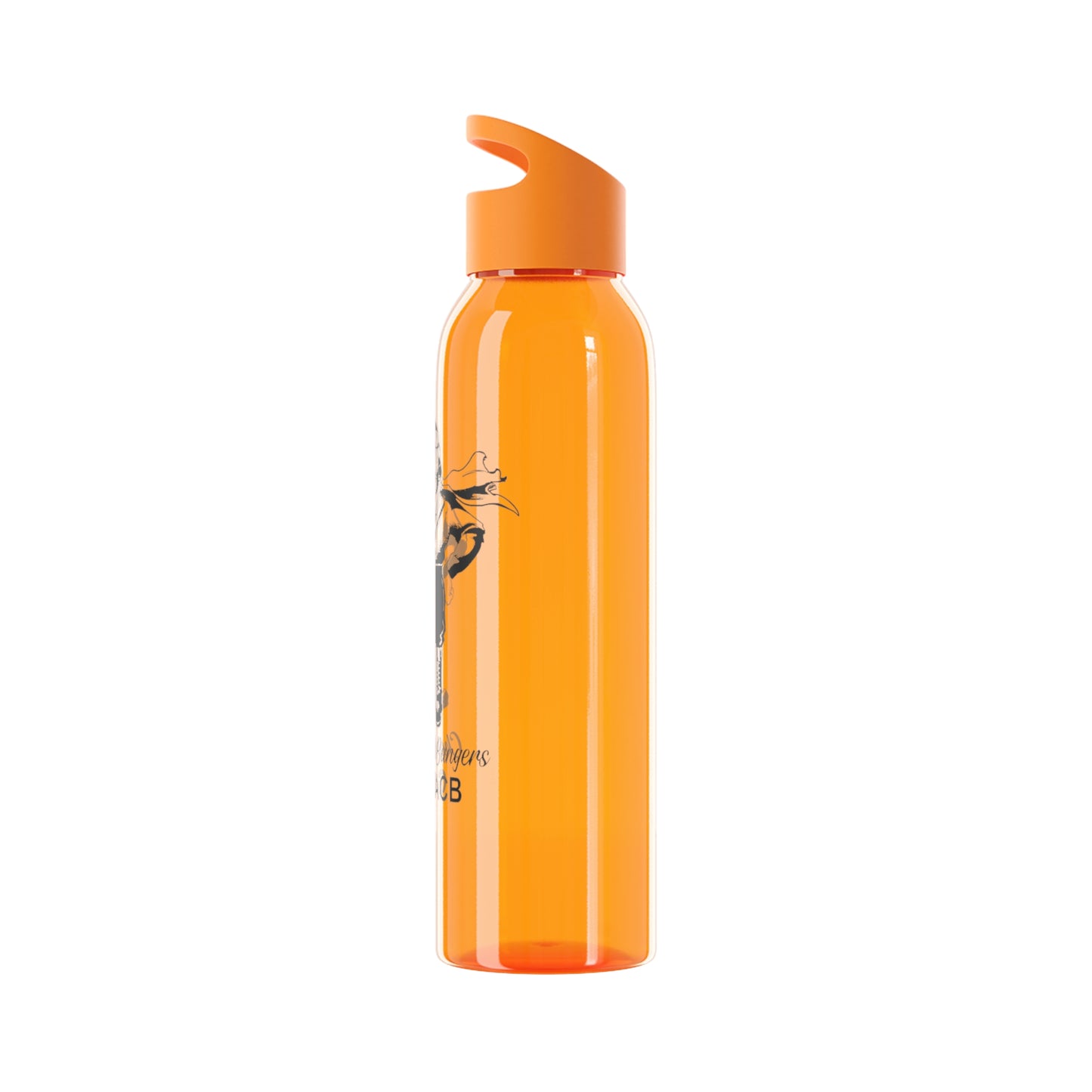 G-LACB Adventure-Themed Sky Water Bottle with Graphic Design