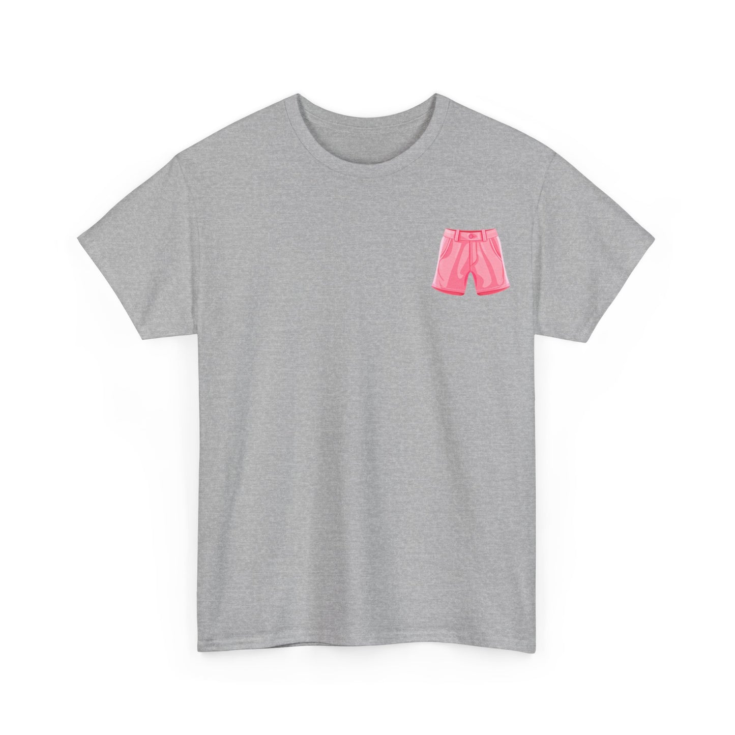 Pink Shorts Tee - Unisex Heavy Cotton