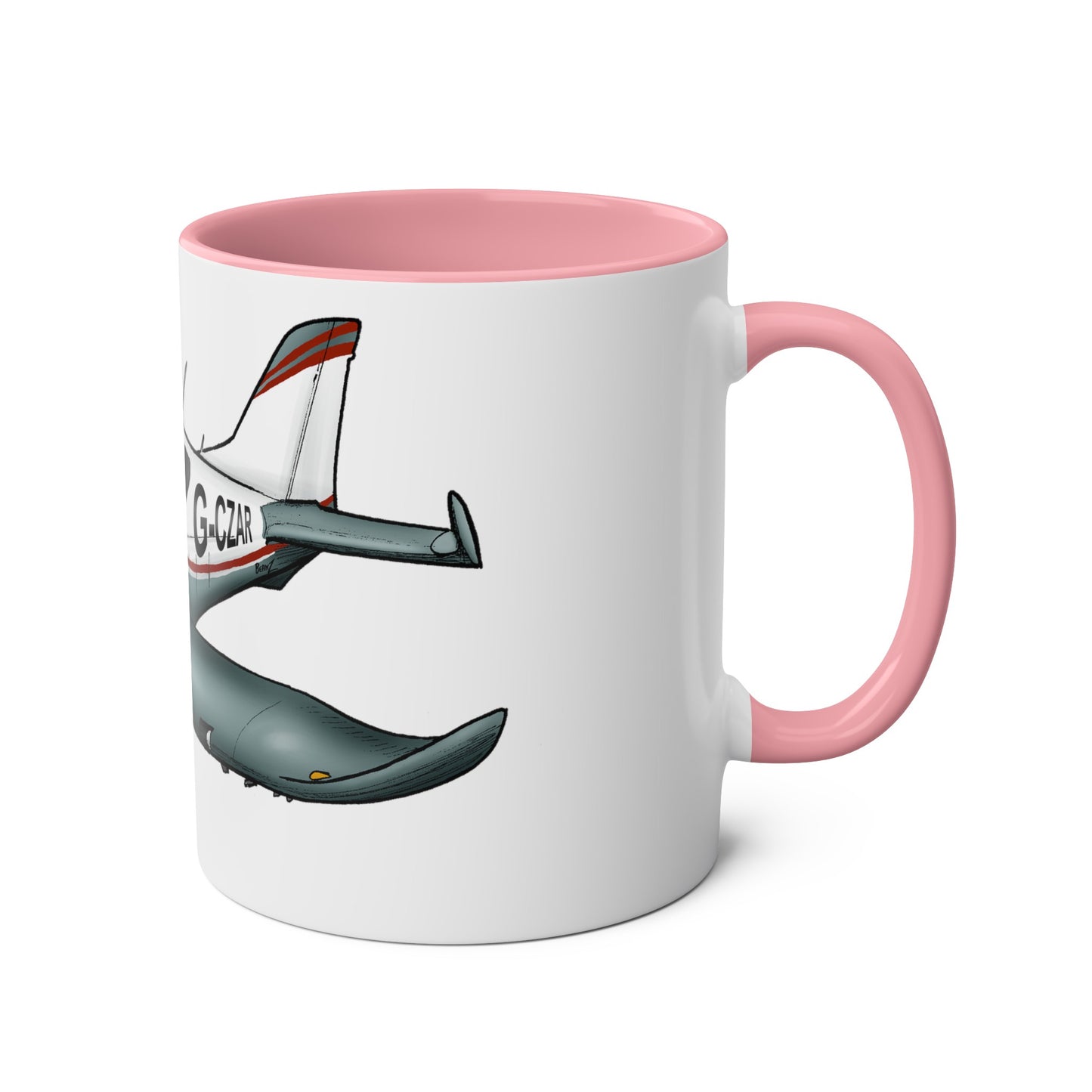 Sportcruiser Aircraft Two-Tone Coffee Mugs, 11oz