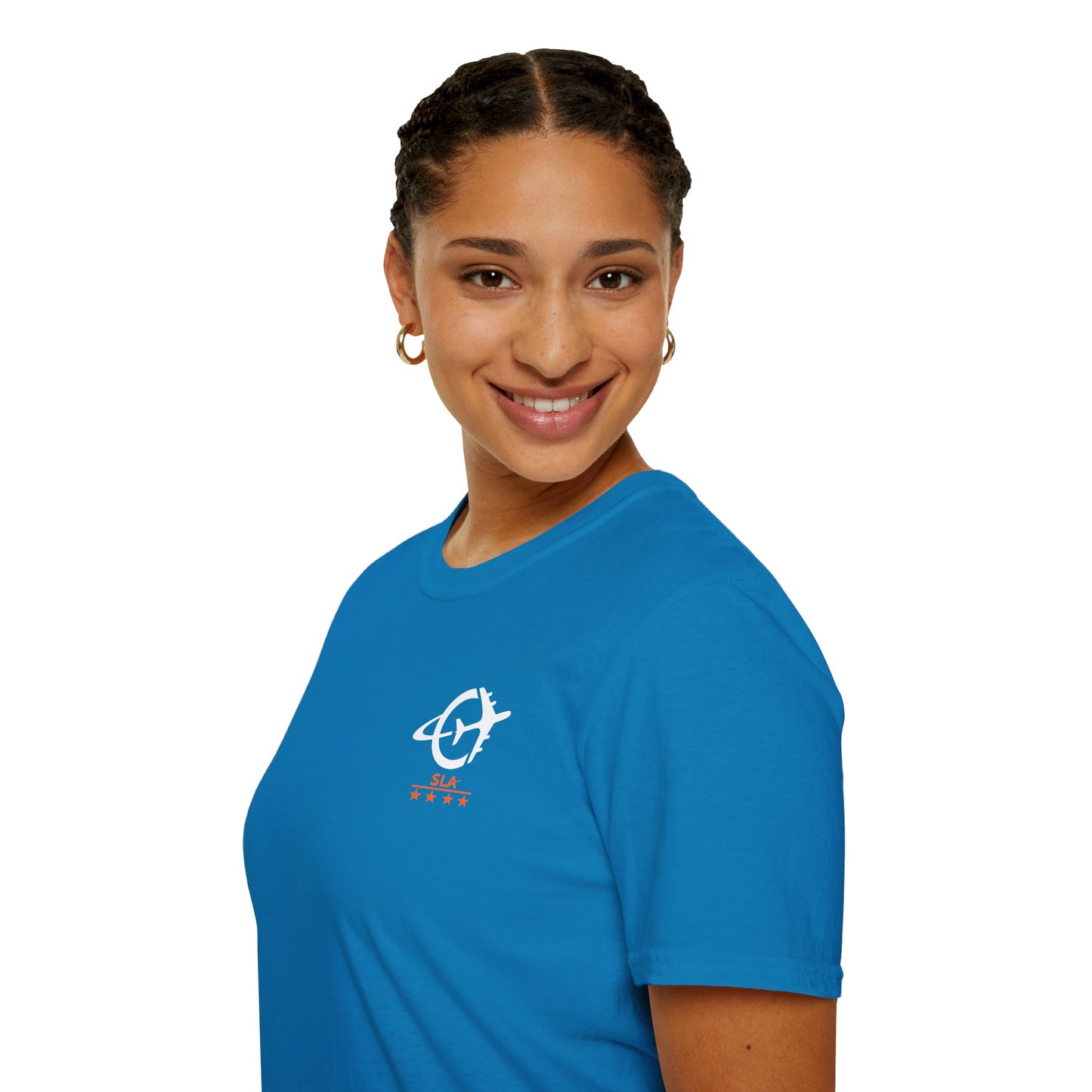 SLA Stars Aviation Softstyle T-Shirt Chest Logo