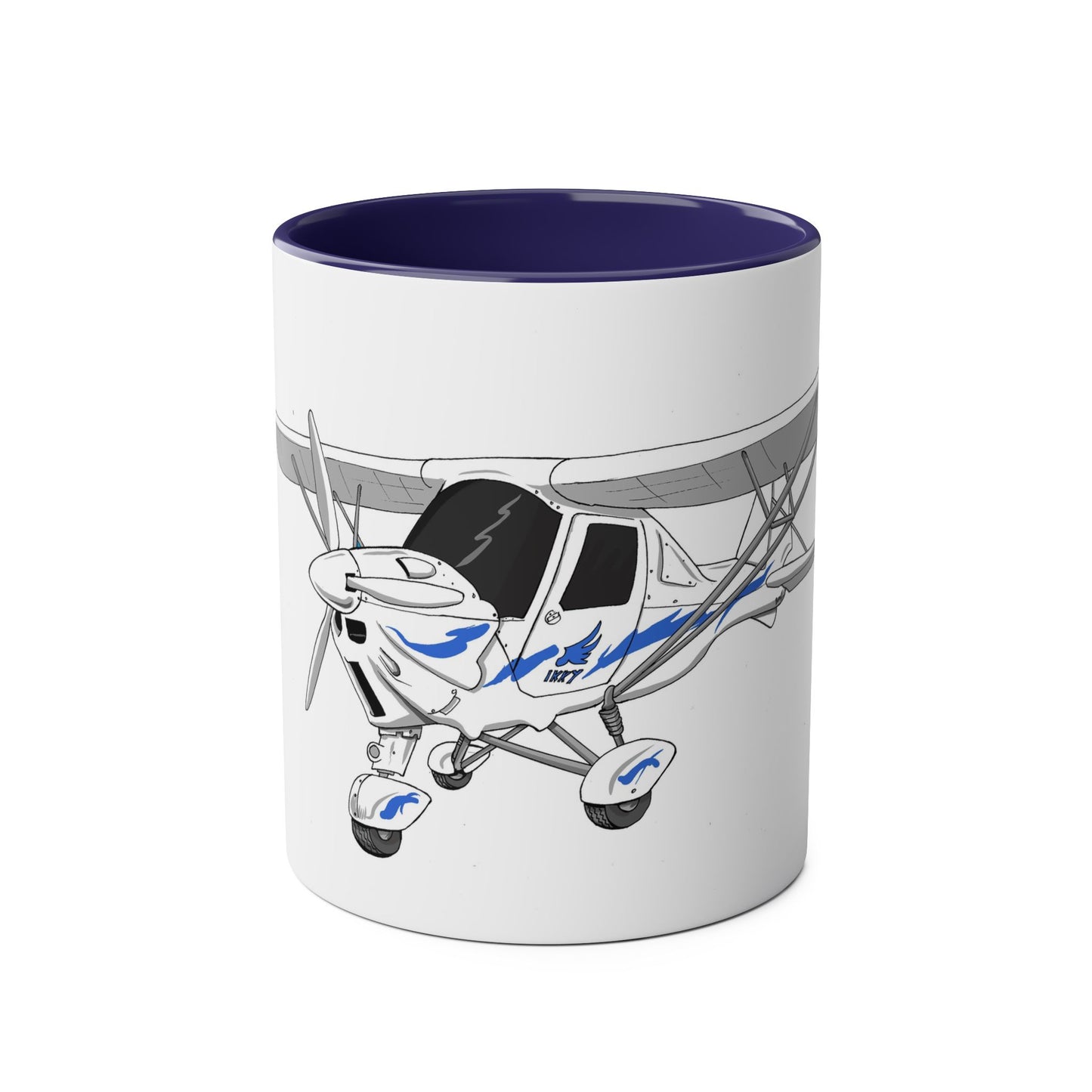 Cartoon Ikarus C42 Microlight 11oz Coffee Mug