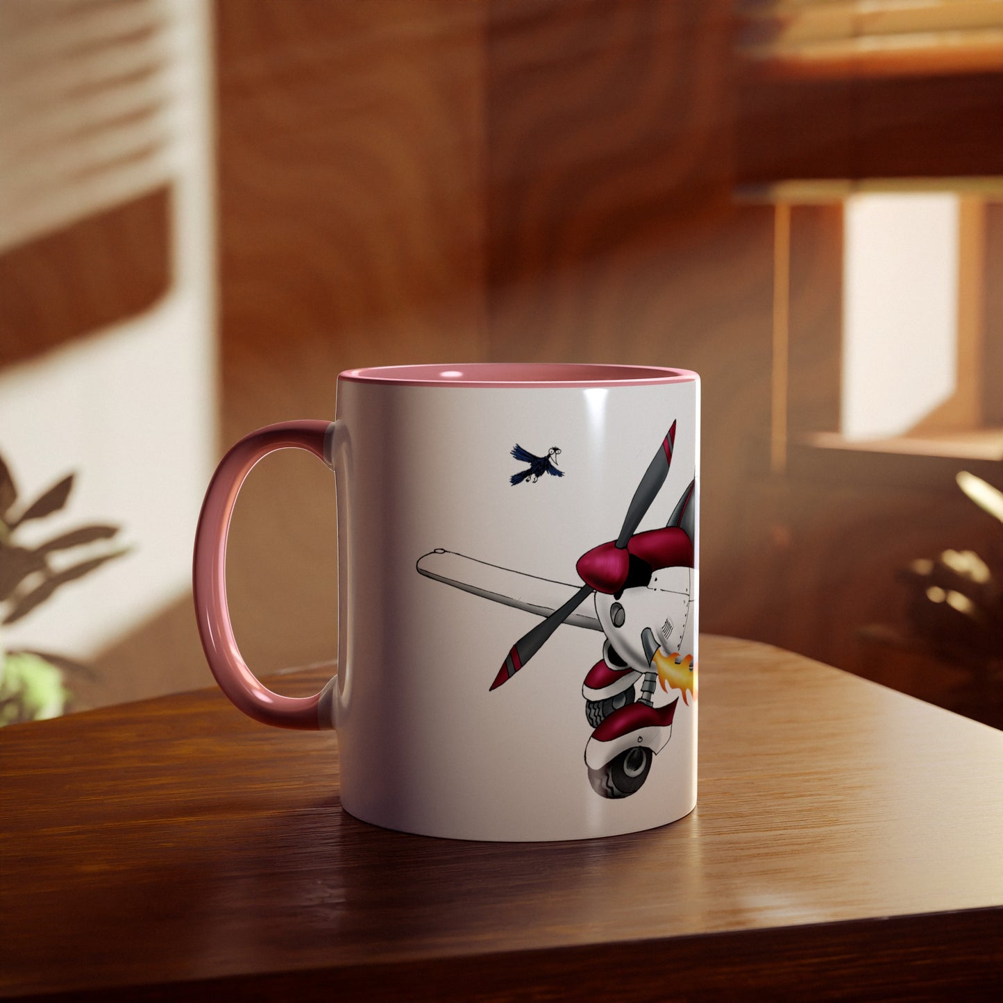 PA28 Team Low Wing Two-Tone Coffee Mugs, 11oz