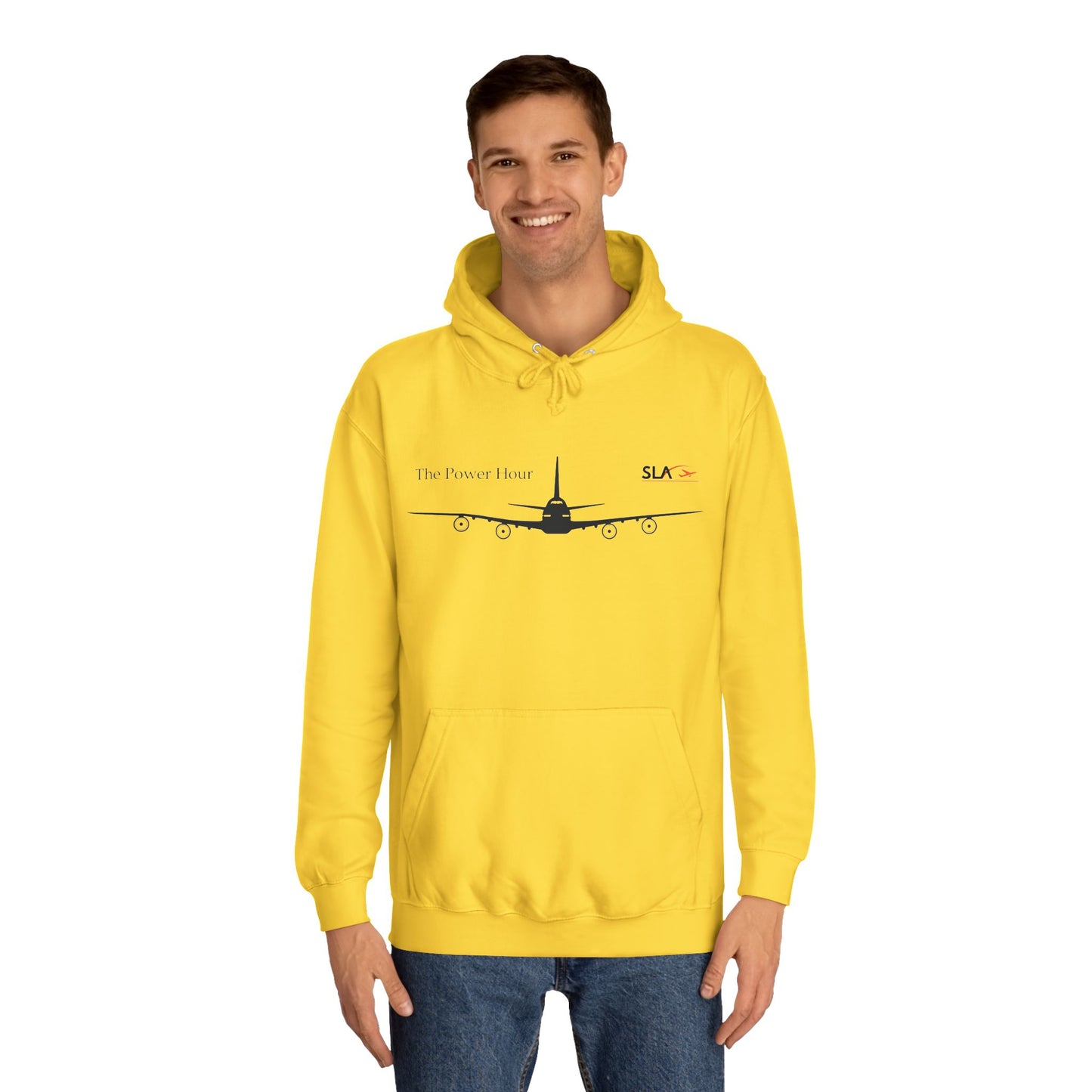 The Power Hour Supporter Hoodie Chest Logo