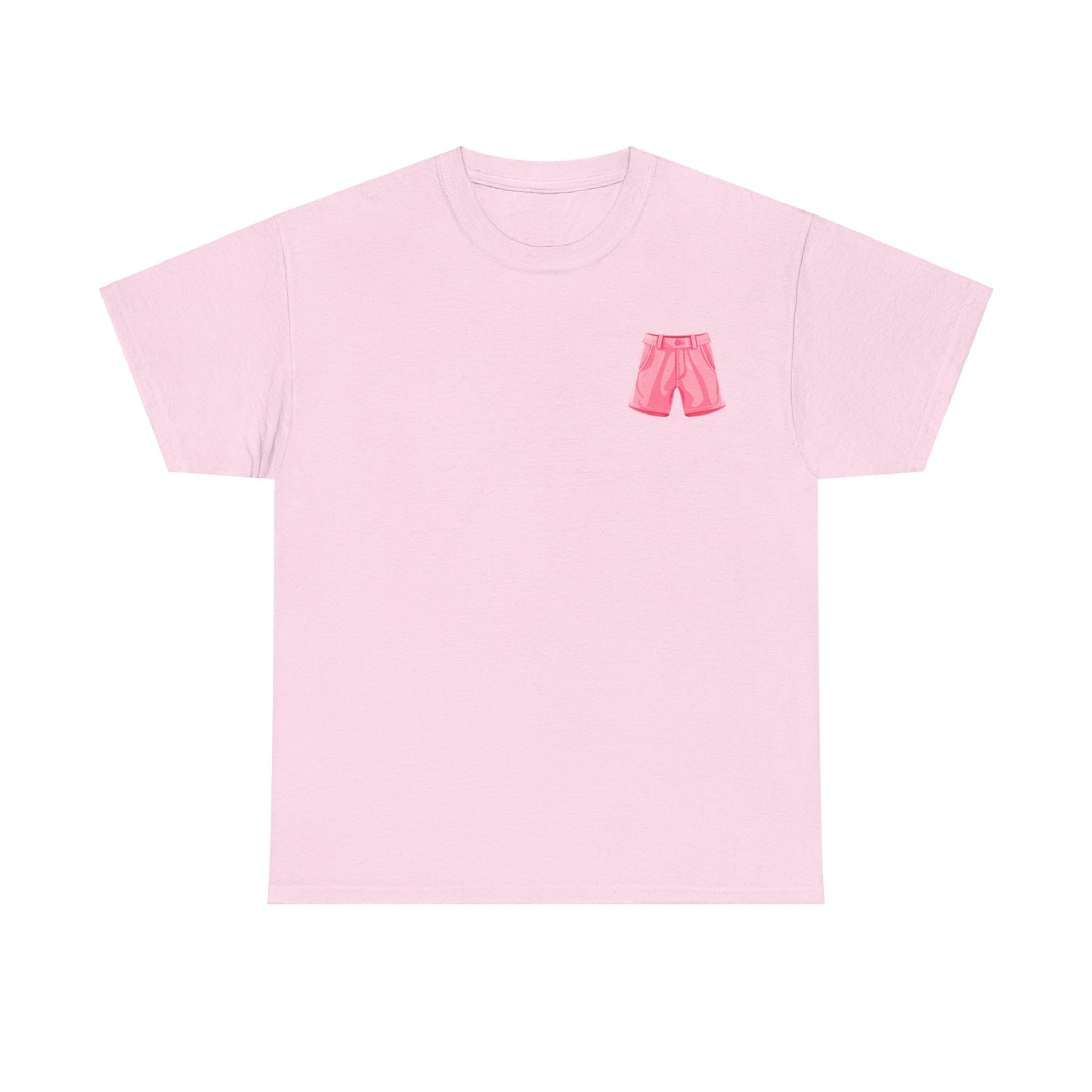 Pink Shorts Tee - Unisex Heavy Cotton