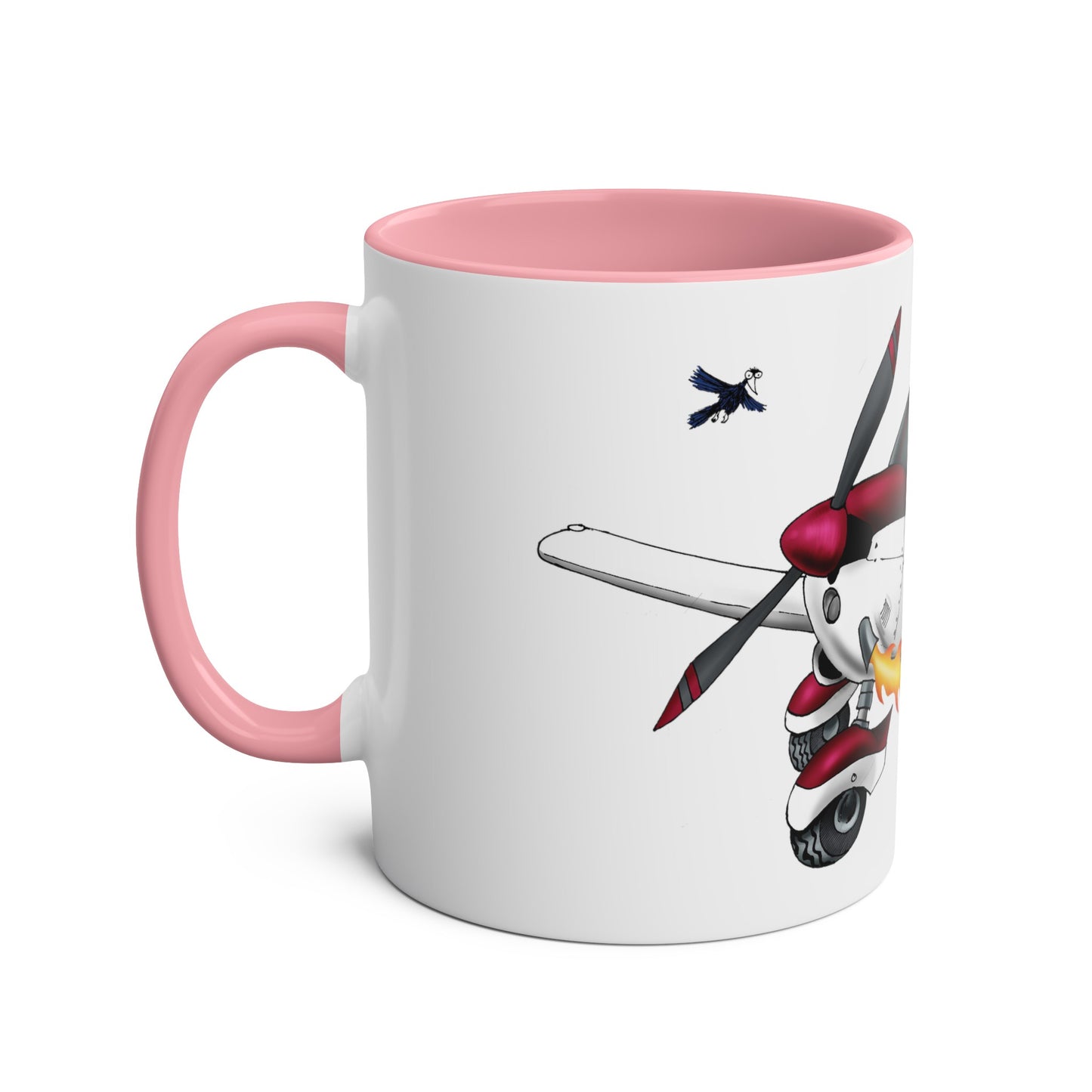 PA28 Team Low Wing Two-Tone Coffee Mugs, 11oz