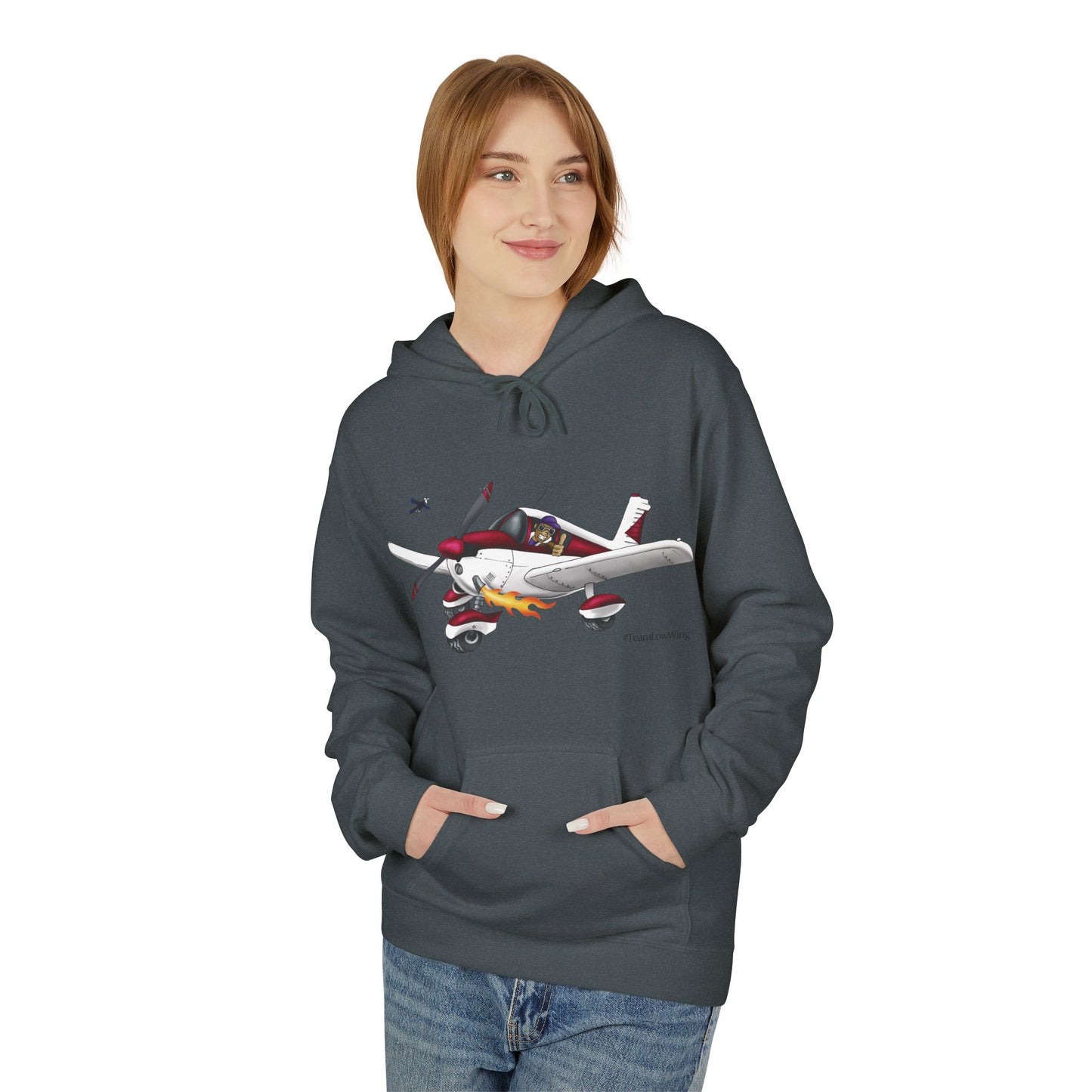 PA28 Team Low Wing - Unisex Midweight Softstyle Fleece Hoodie