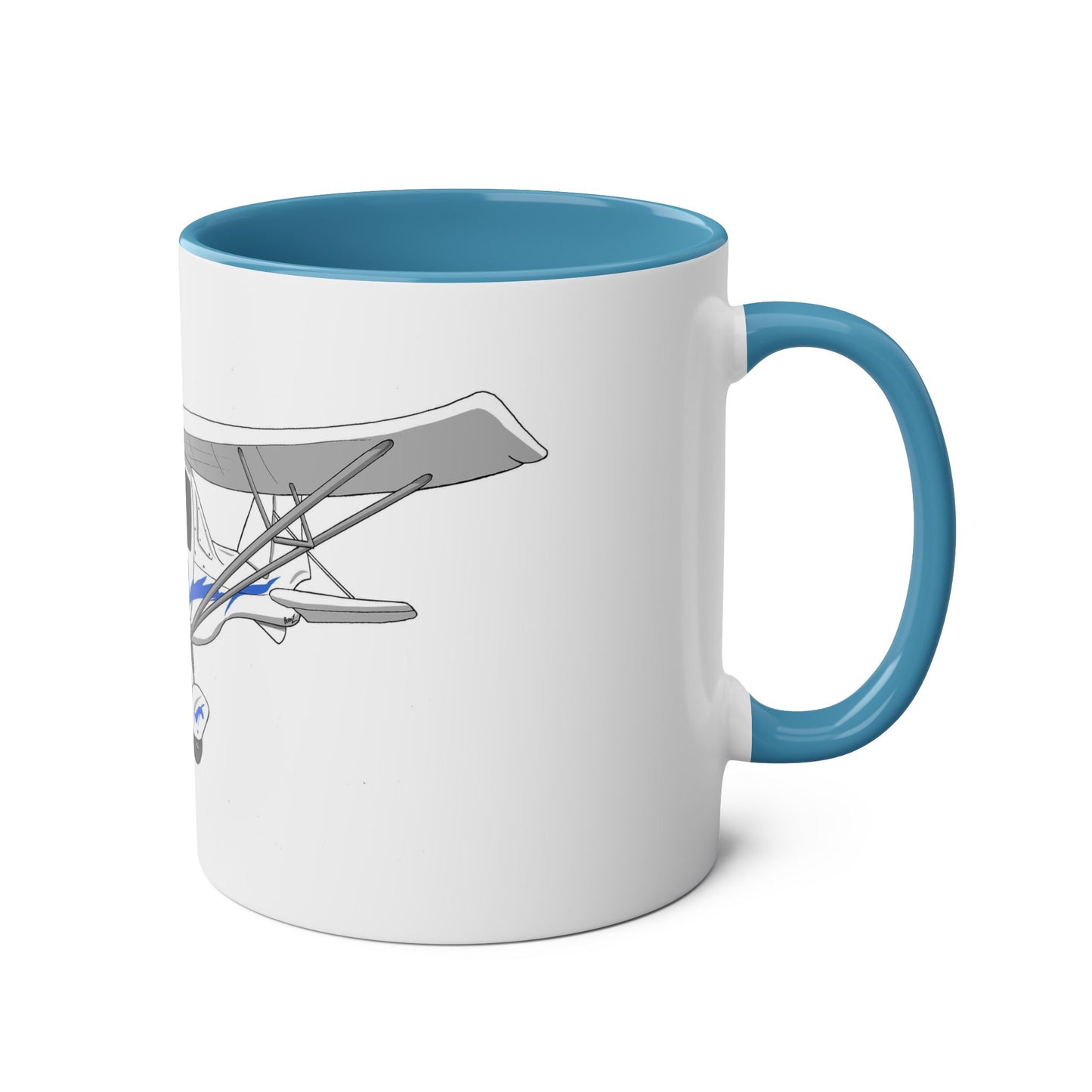 Cartoon Ikarus C42 Microlight 11oz Coffee Mug