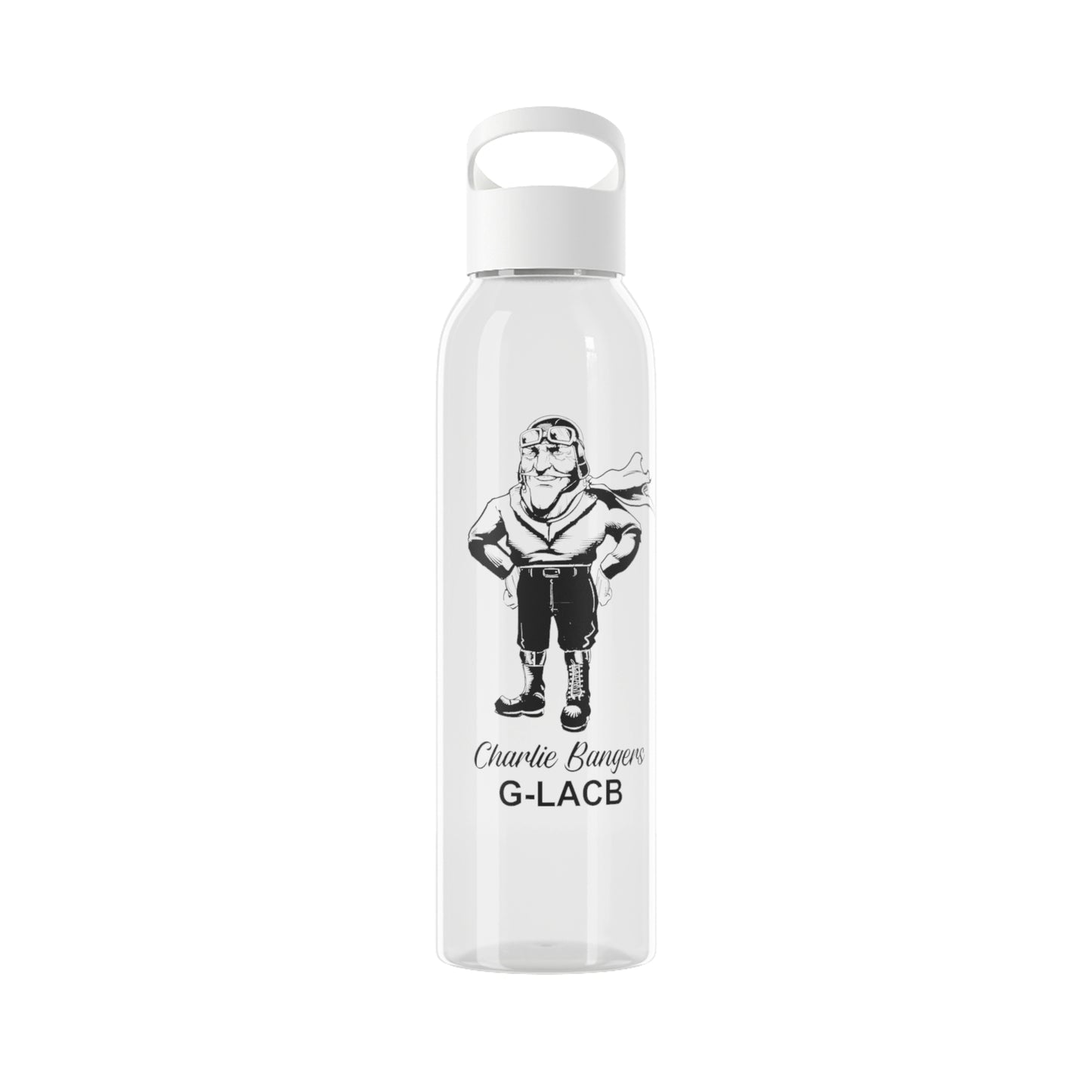 G-LACB Adventure-Themed Sky Water Bottle with Graphic Design