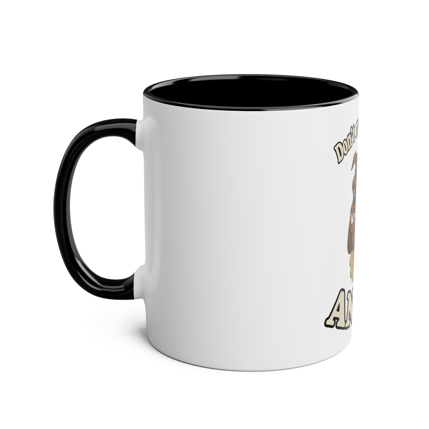 Bulldog Pilot Two-Tone Coffee Mugs, 11oz