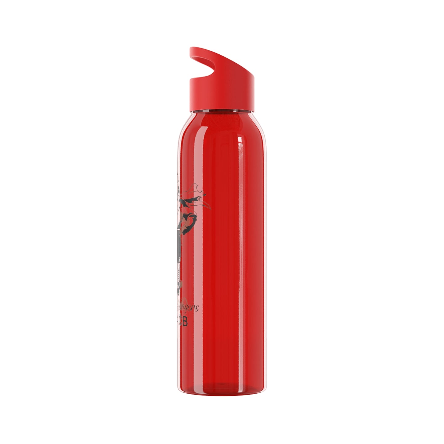 G-LACB Adventure-Themed Sky Water Bottle with Graphic Design