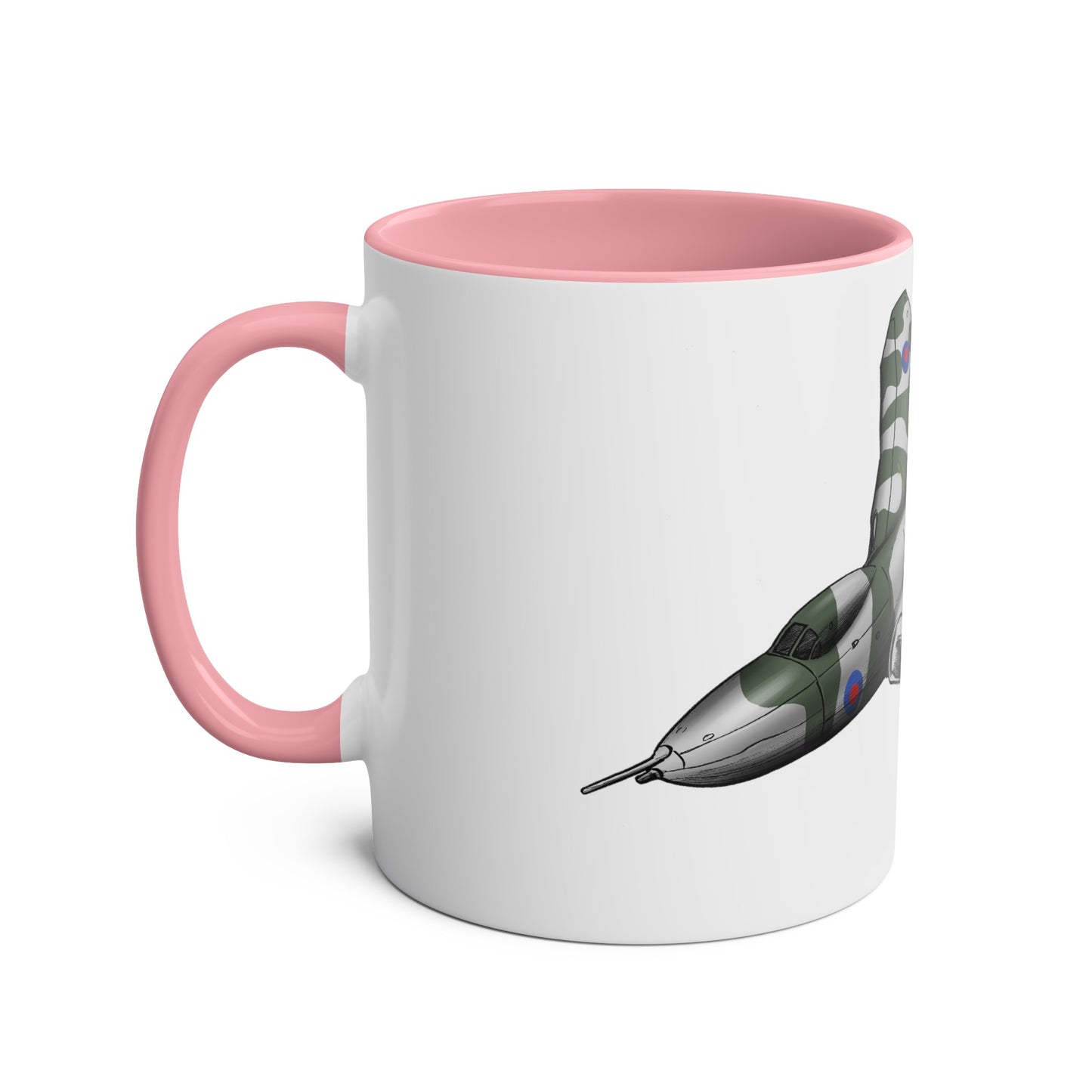 Vulcan Bomber Two-Tone Coffee Mugs, 11oz