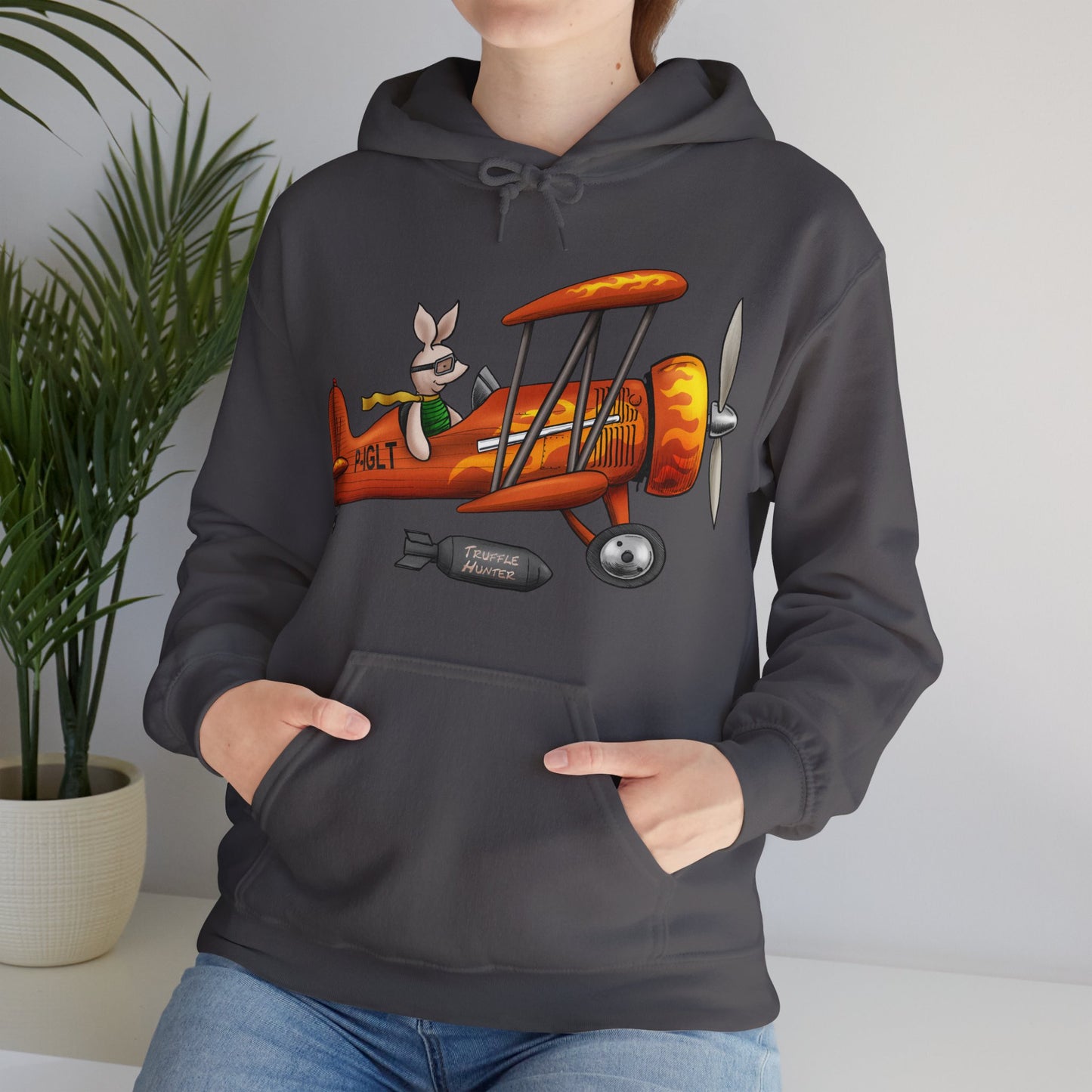 This little Piggy Pilot design Unisex Hoodie