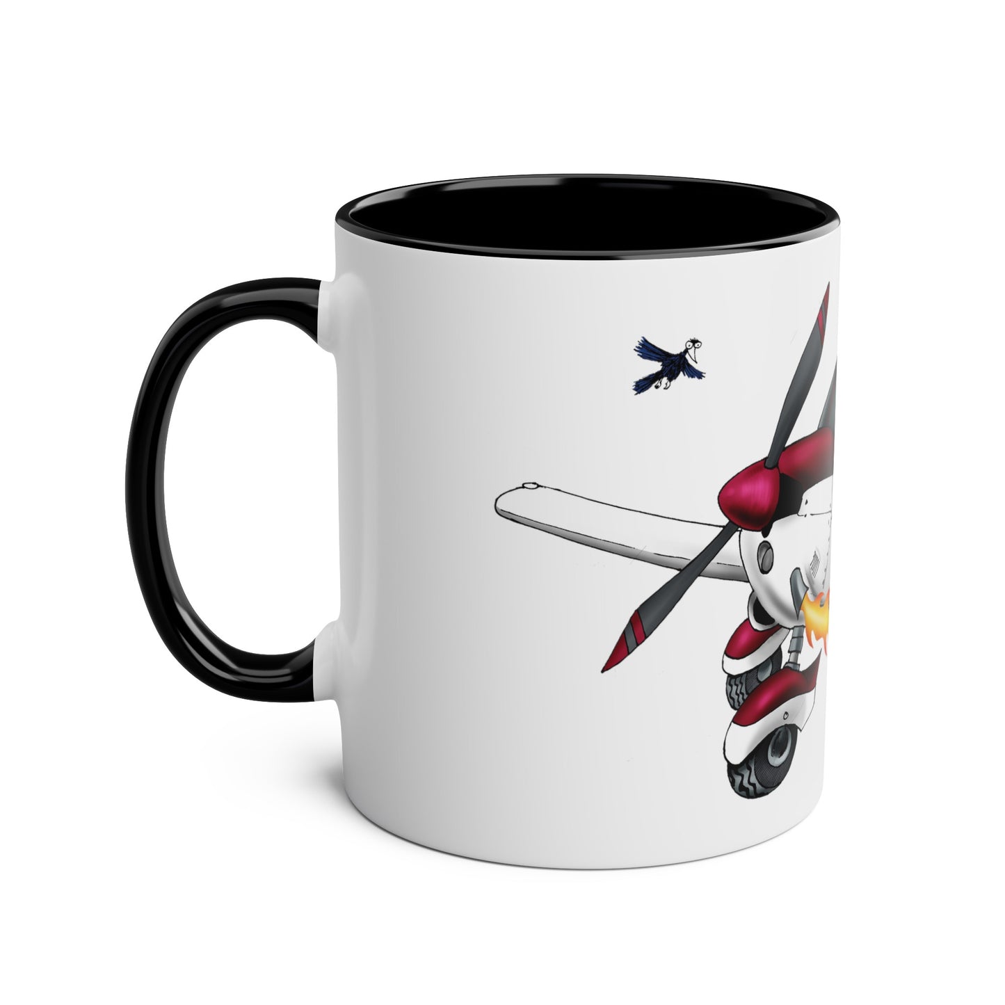 PA28 Team Low Wing Two-Tone Coffee Mugs, 11oz