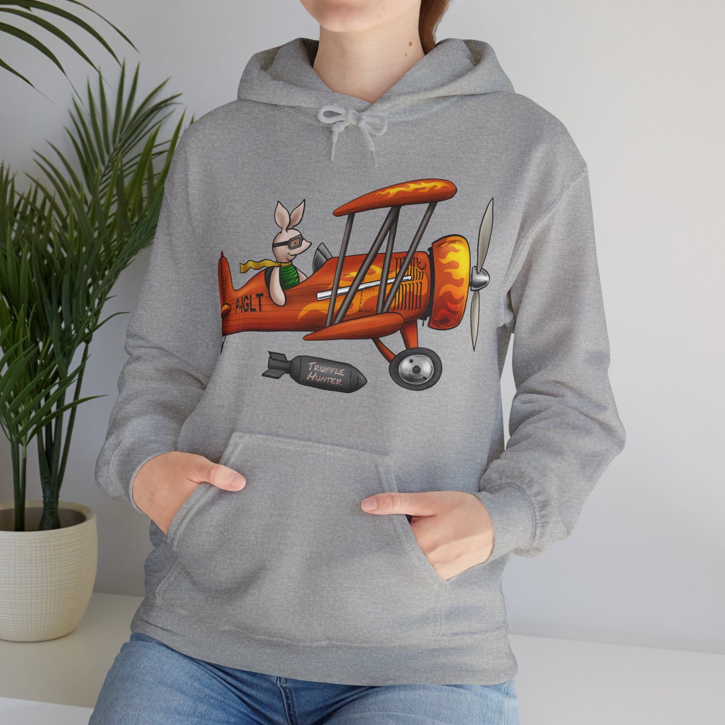 This little Piggy Pilot design Unisex Hoodie