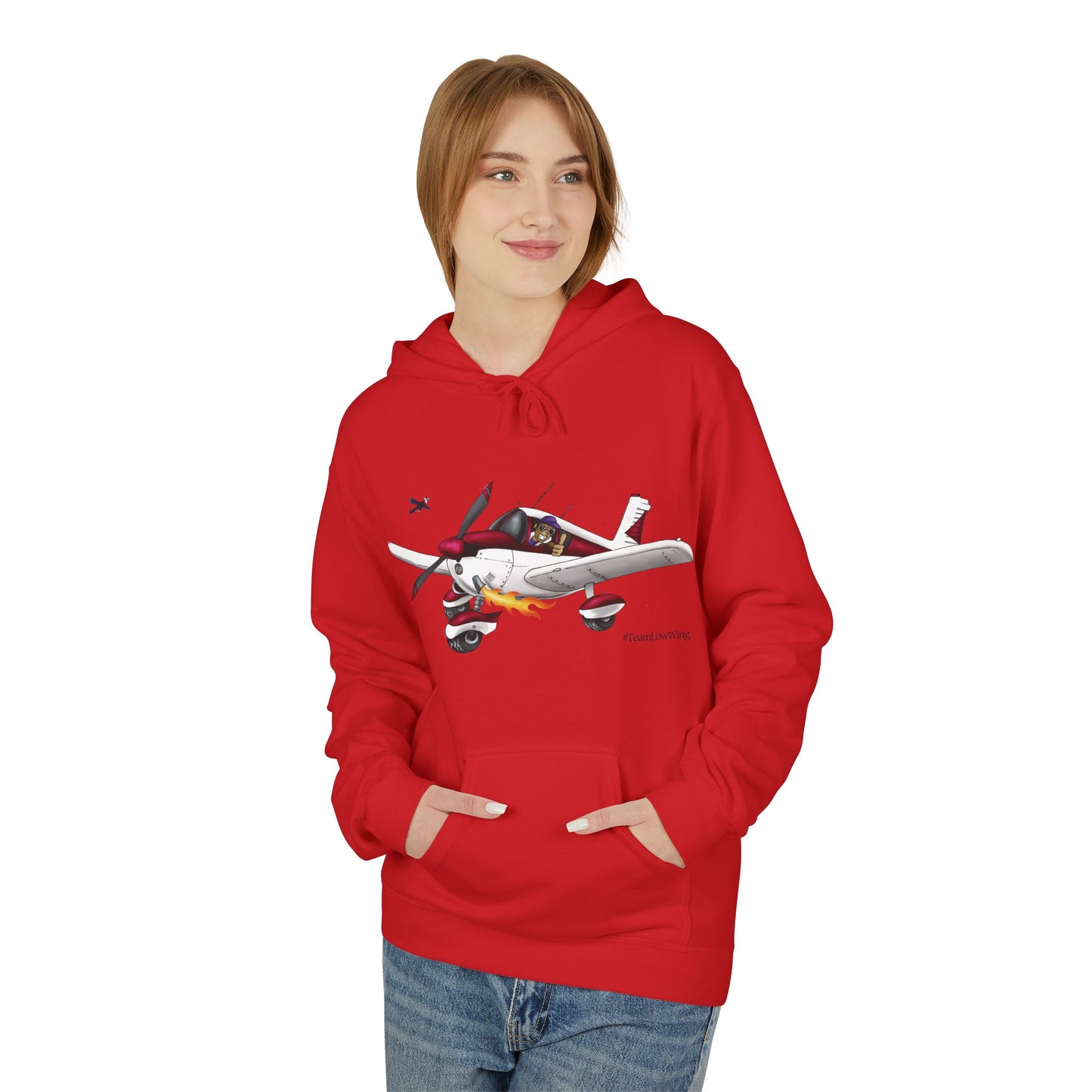 PA28 Team Low Wing - Unisex Midweight Softstyle Fleece Hoodie