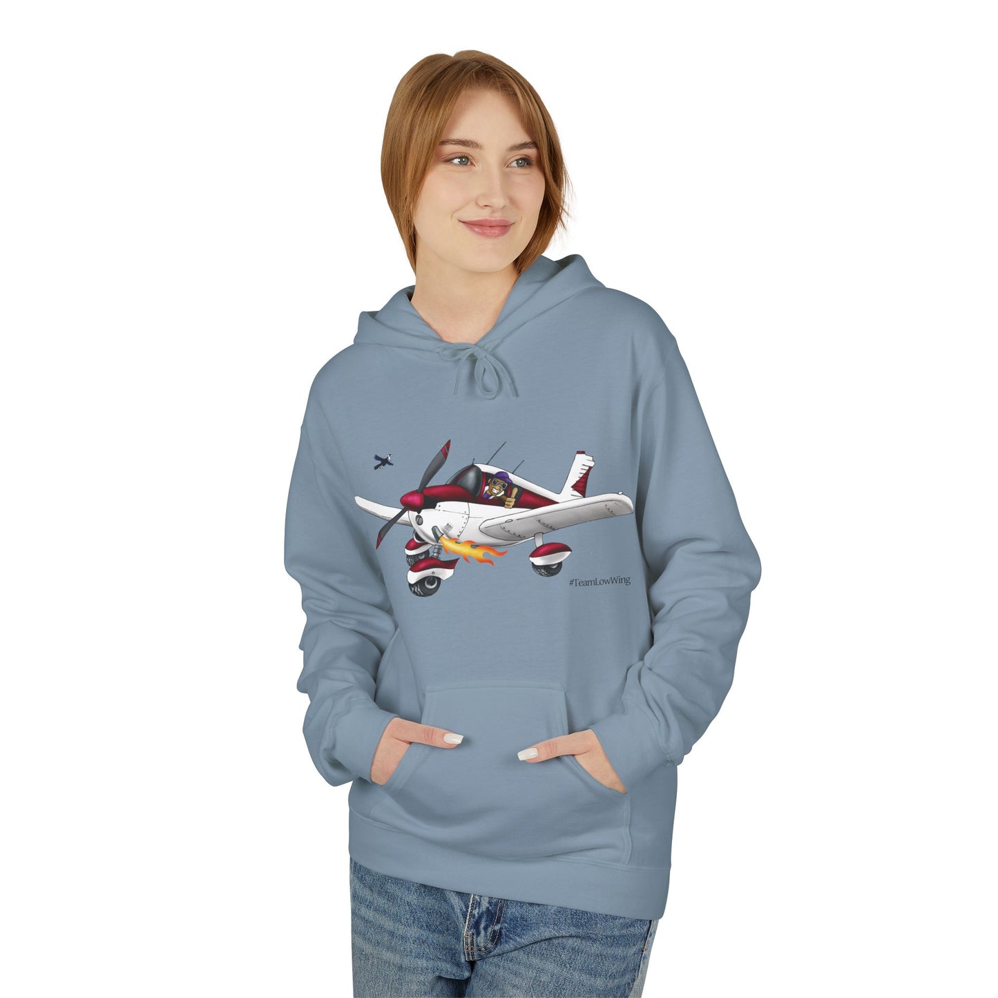 PA28 Team Low Wing - Unisex Midweight Softstyle Fleece Hoodie