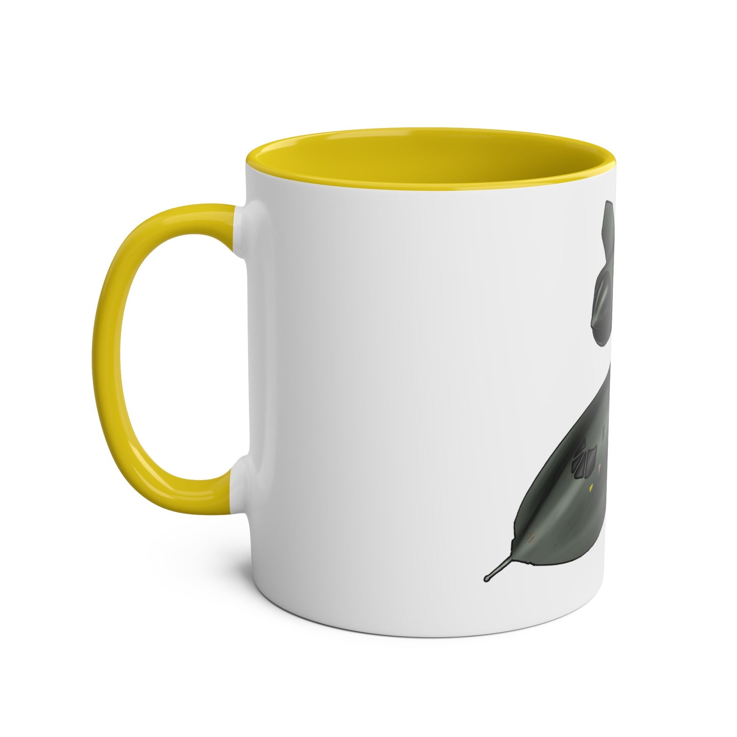 SR71 Blackbird USAF Two-Tone Coffee Mugs, 11oz