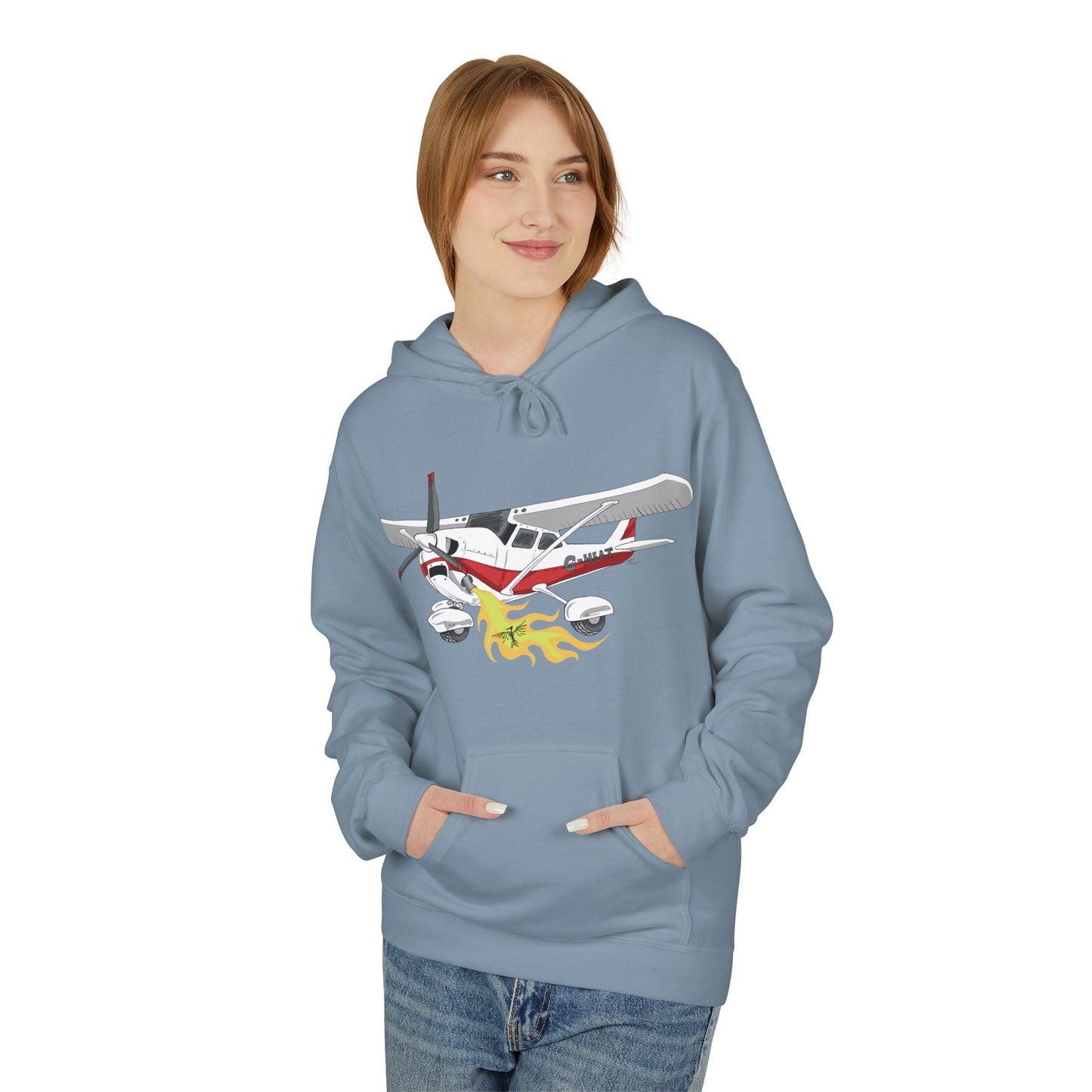 Hoodie - Cessna 172 Flight School Must Have - #TeamHighWing Design