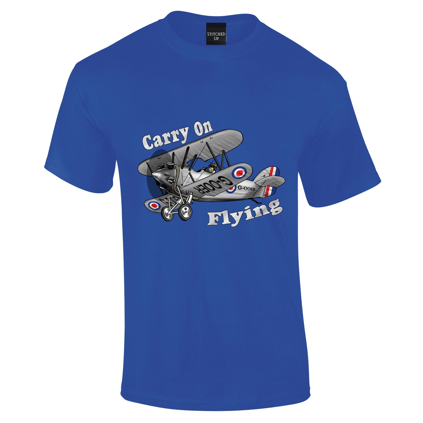 Carry on Flying Bi Plane T-Shirt