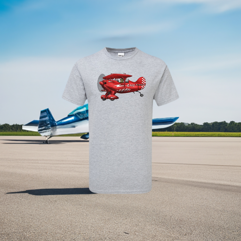 Aerobatic Pitts Cartoon T-Shirt