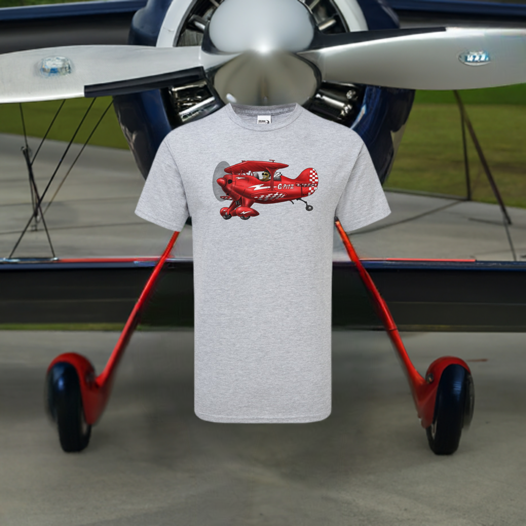 Aerobatic Pitts Cartoon T-Shirt